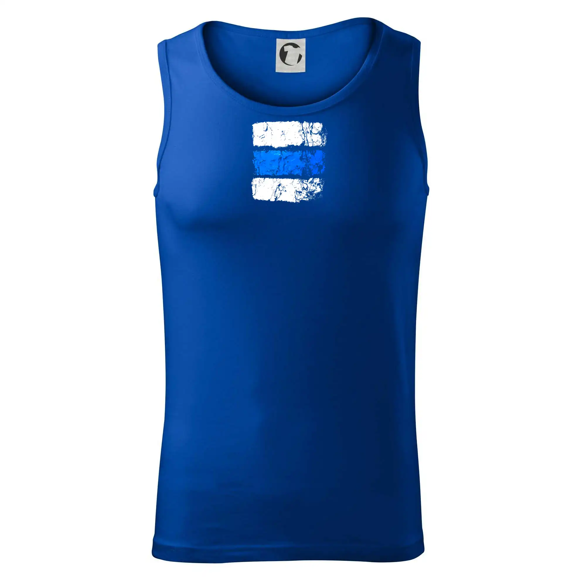 Trička pre cestovateľov - Turistická značka - modrá - Tielko pánske Core