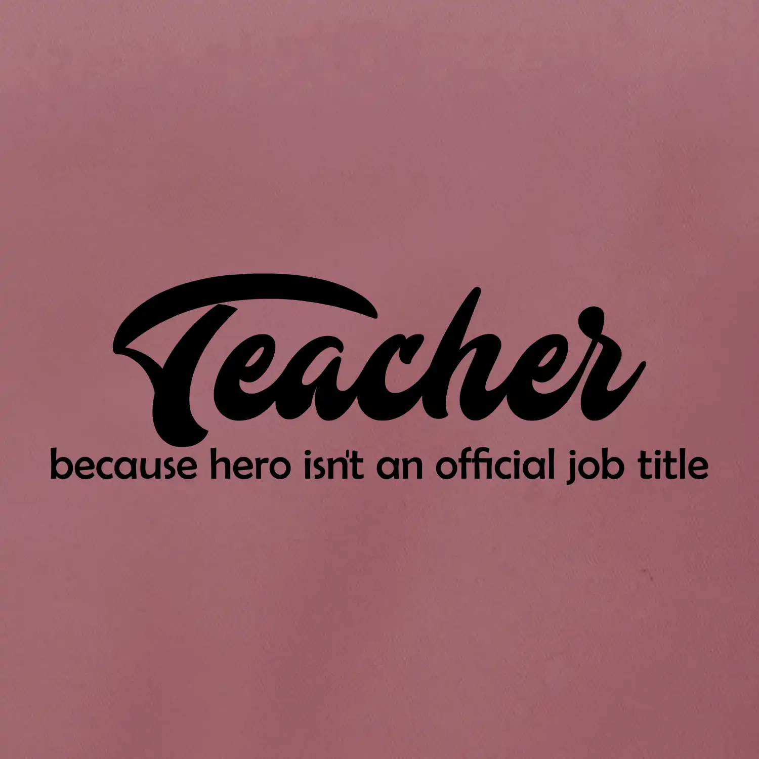 Teacher title