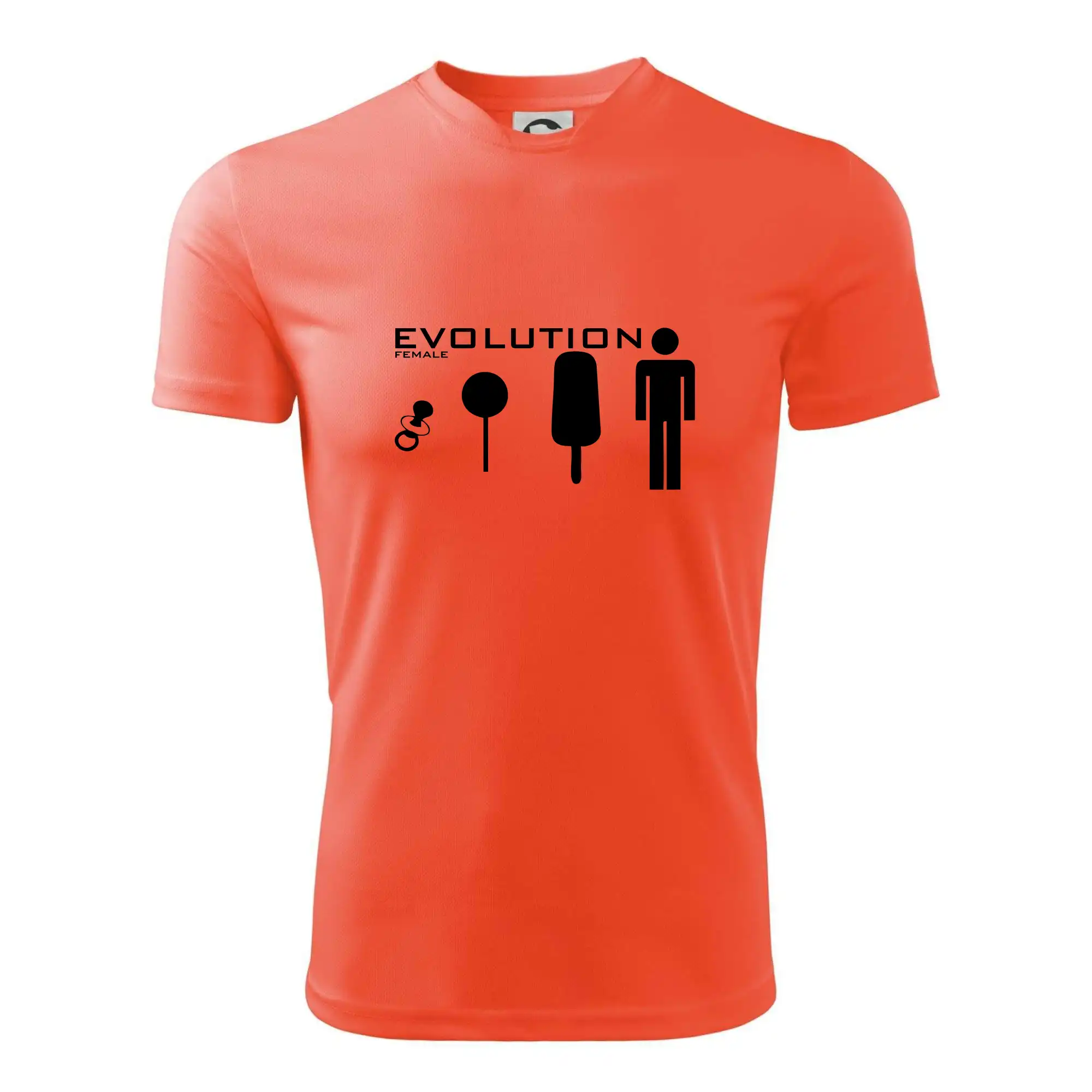 Tričká s potlačou evolúcia - Evolúcia ženy - Pánske tričko Fantasy športové