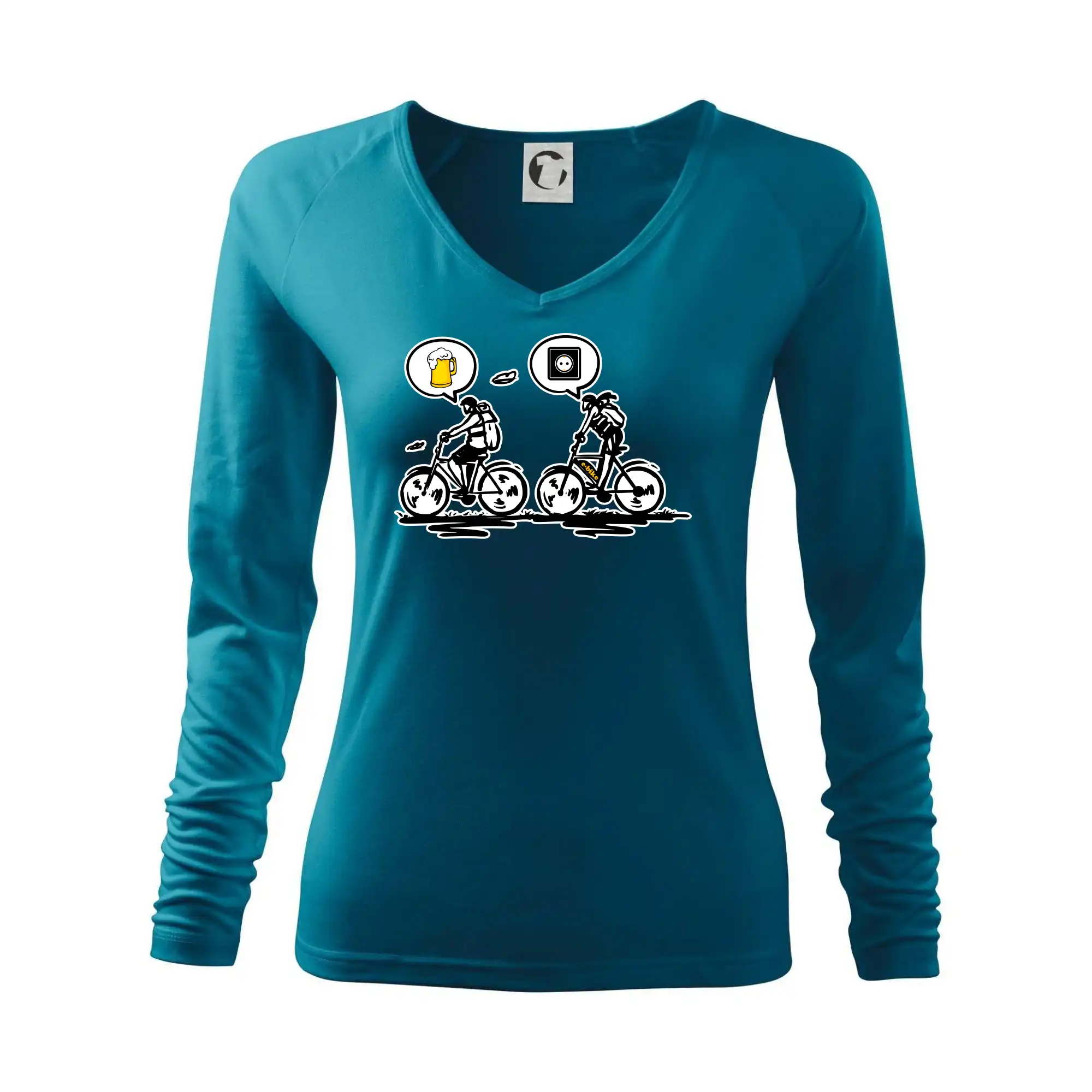 Tričko ako darček pre cyklistu - Cyklistika na čo myslím - Tričko dámske Elegance