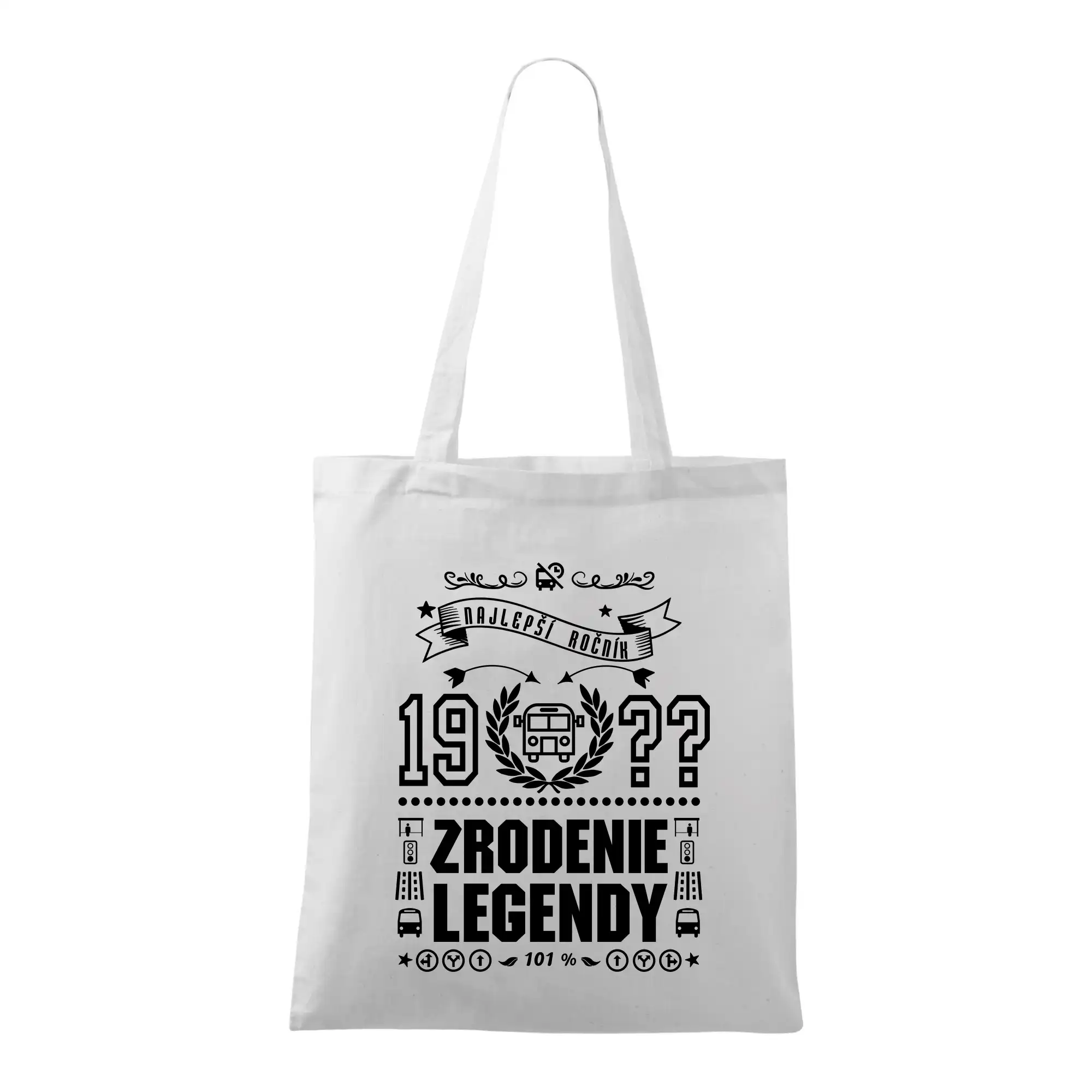Trička Zrodenie legendy - Zrodenie legendy vodič autobusu - Taška bavlnená