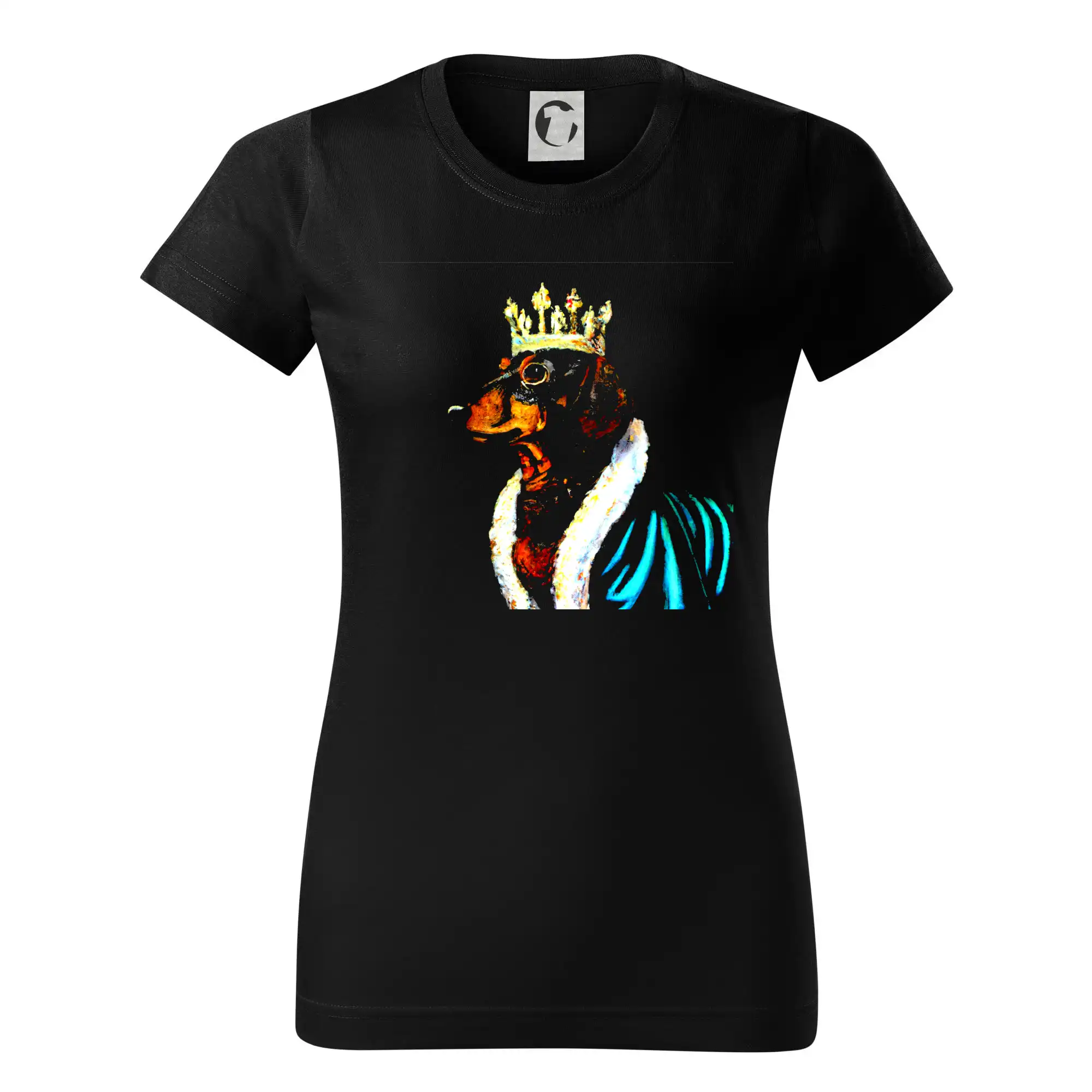 Jezevčík král - olejová malba