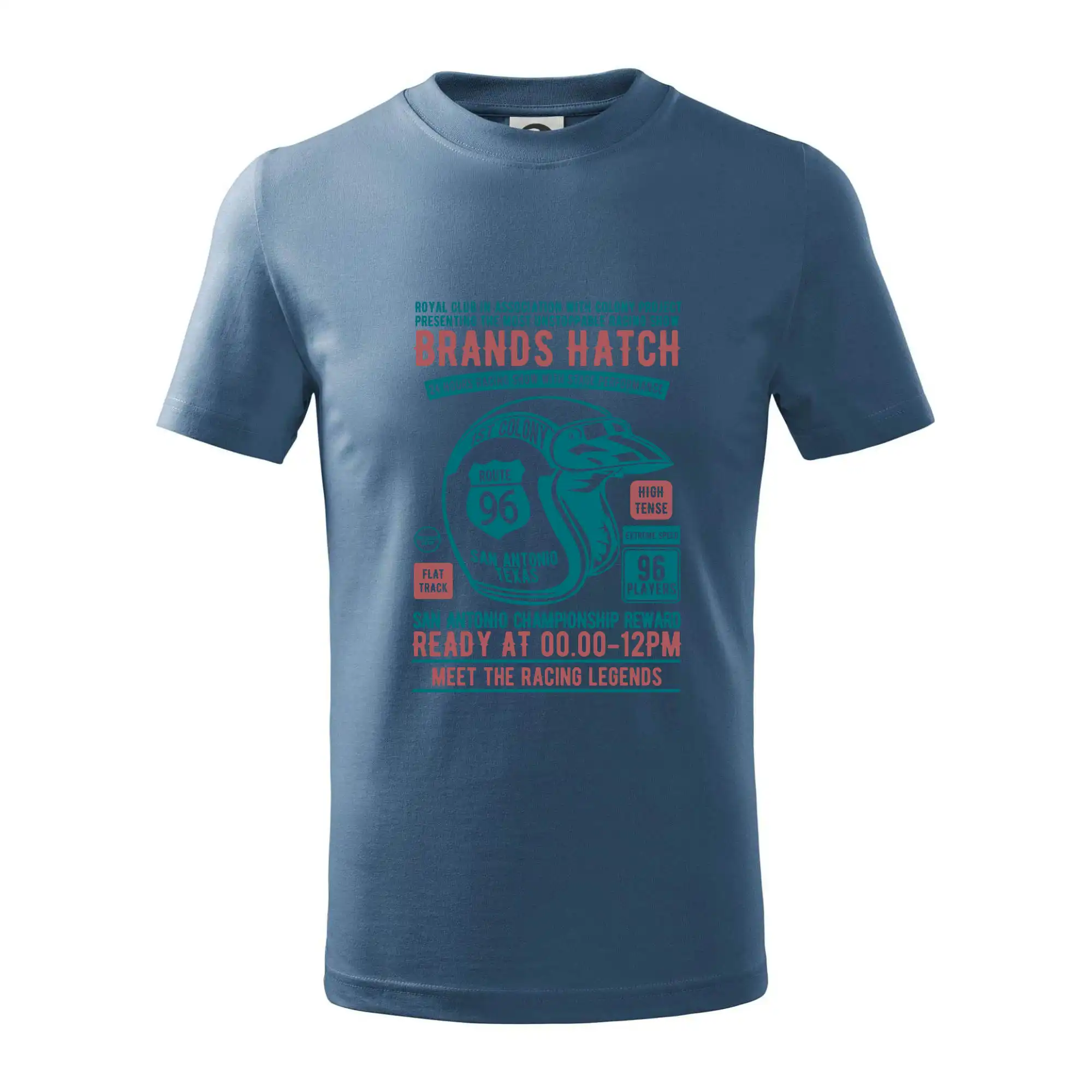 Tričká a mikiny s potlačou motoriek – pre pravých motorkárov - Brands Hatch Racing - Tričko detské bavlnené