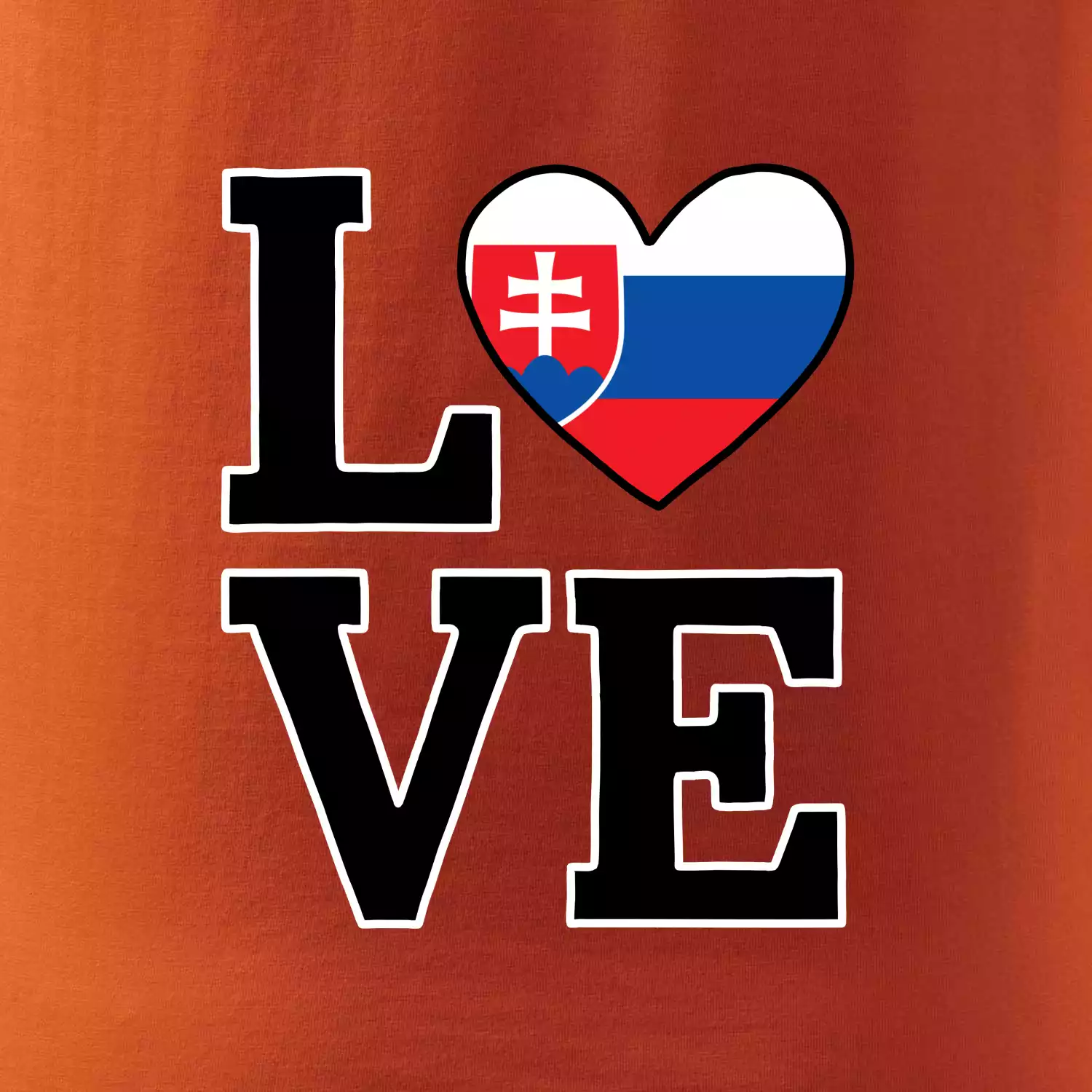 Love Slovenská vlajka