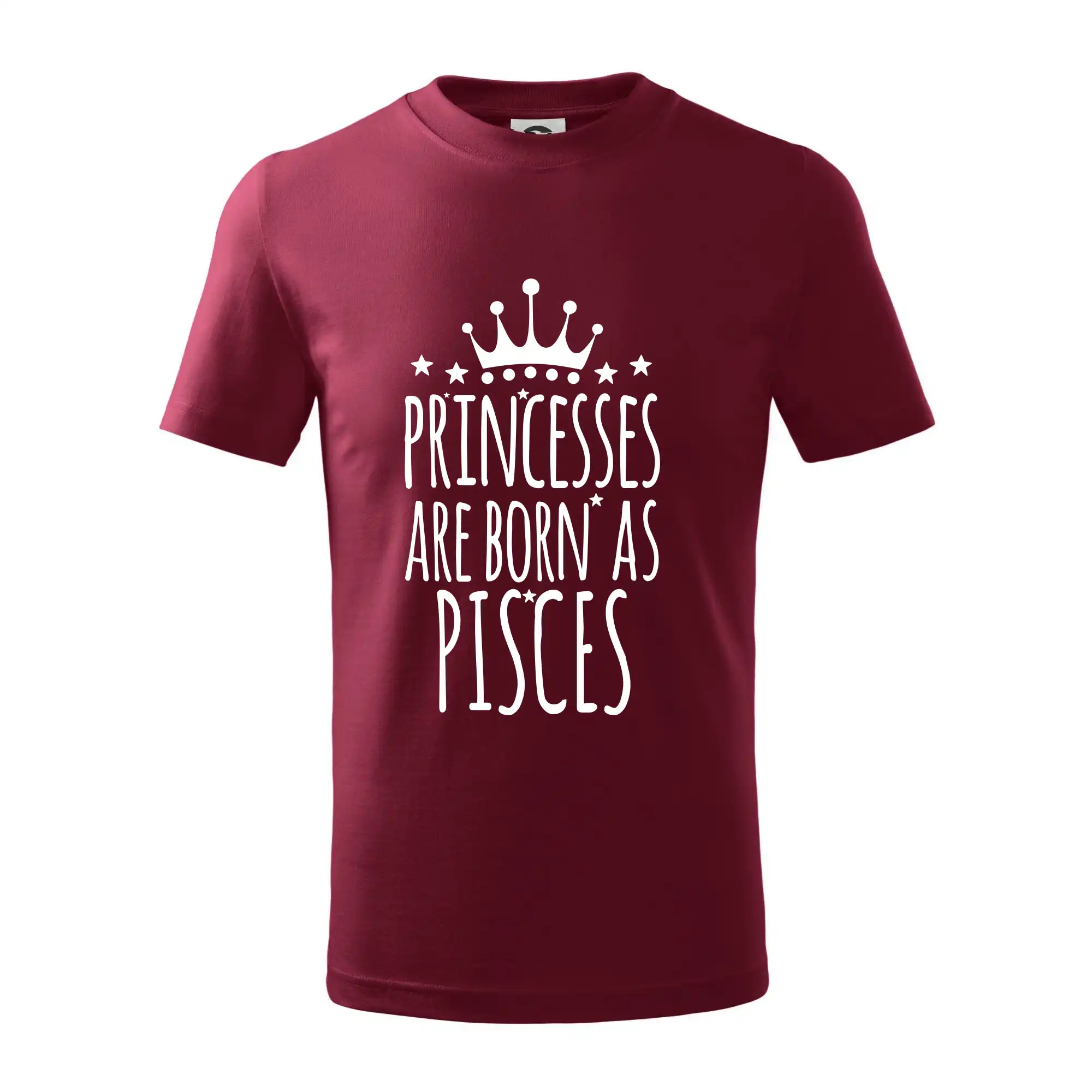 Tričká ryby - Princesses are born as Pisces - Ryby - Tričko detské bavlnené