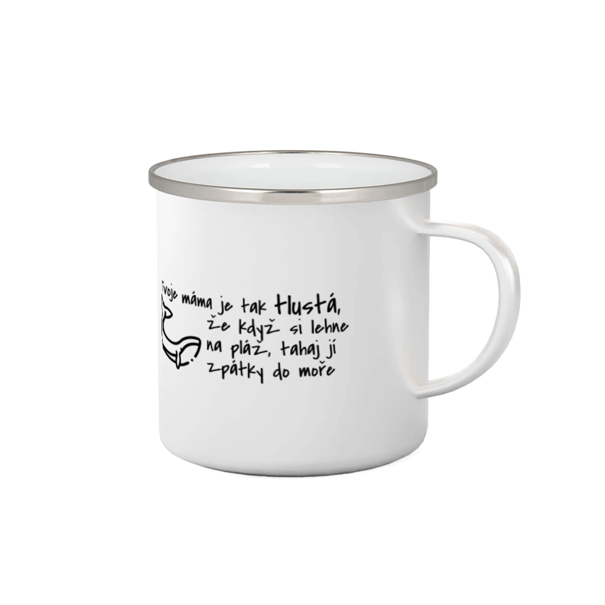 Tričká na párty - Tvoje mama je tak tlustá - moře - Plecháčik