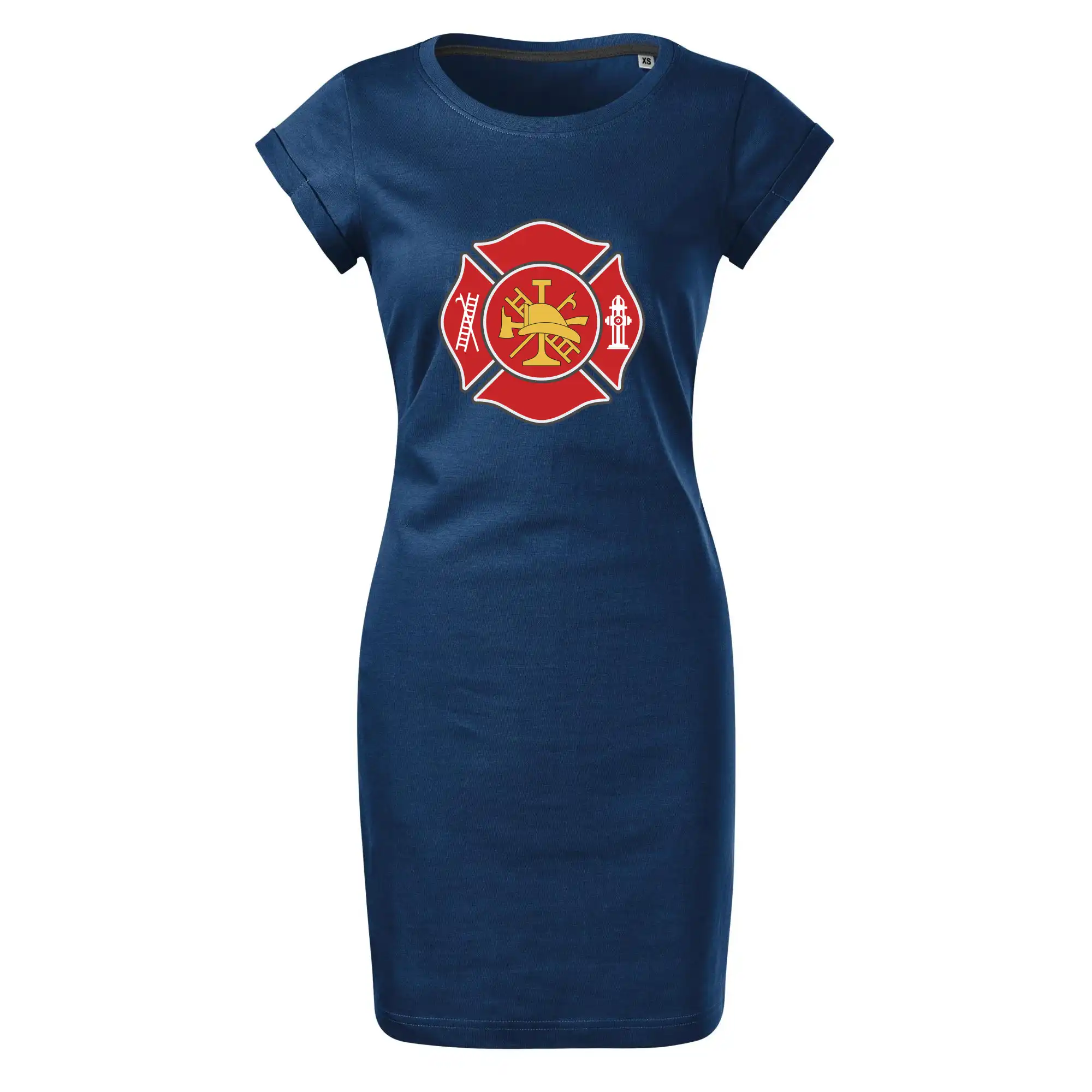 Originálne tričká pre hasičov - Fire department logo červené - Tričko Šaty FREEDOM