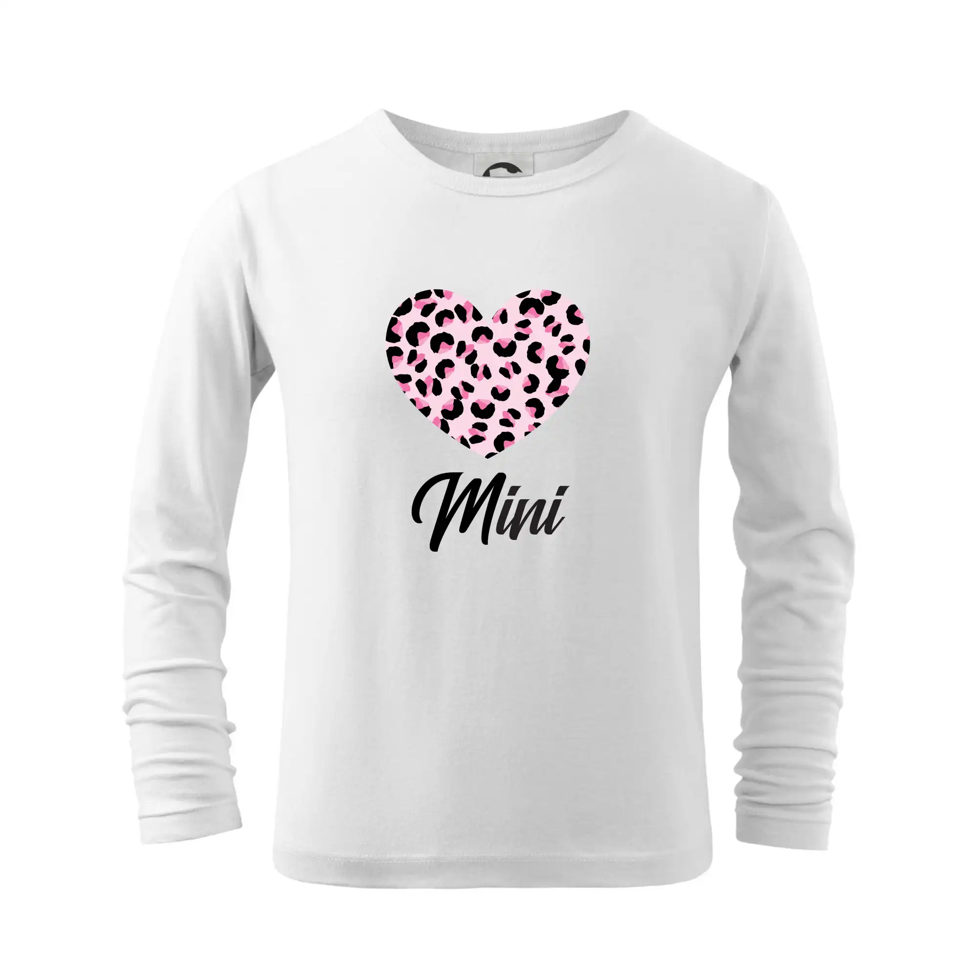 Srdce růžové - mimi (Pecka Design) - Tričko detské Long Sleeve