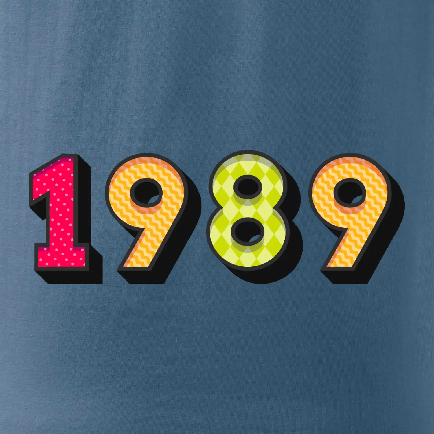 Ročník barevné čísla se stínem