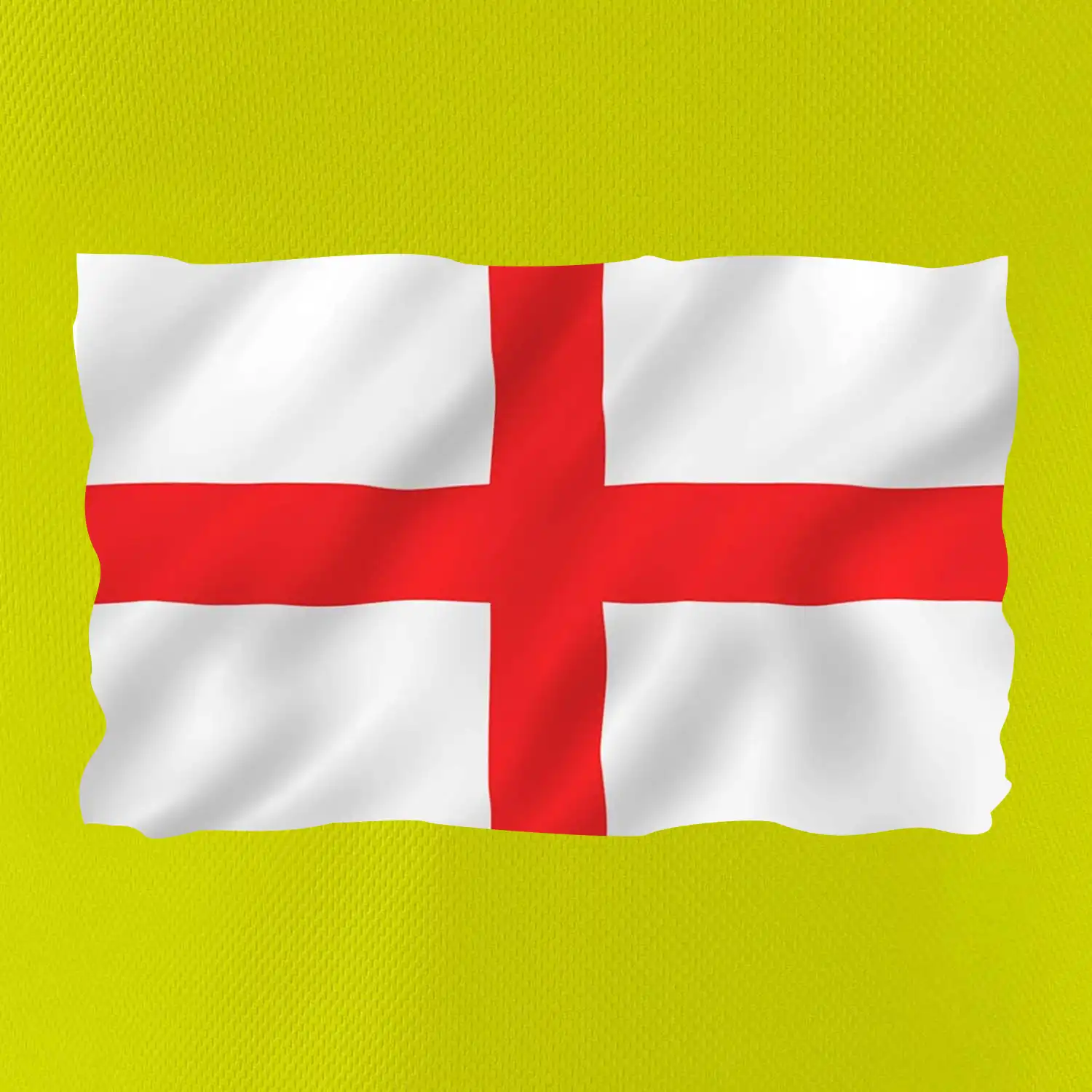 Anglická vlajka vlající