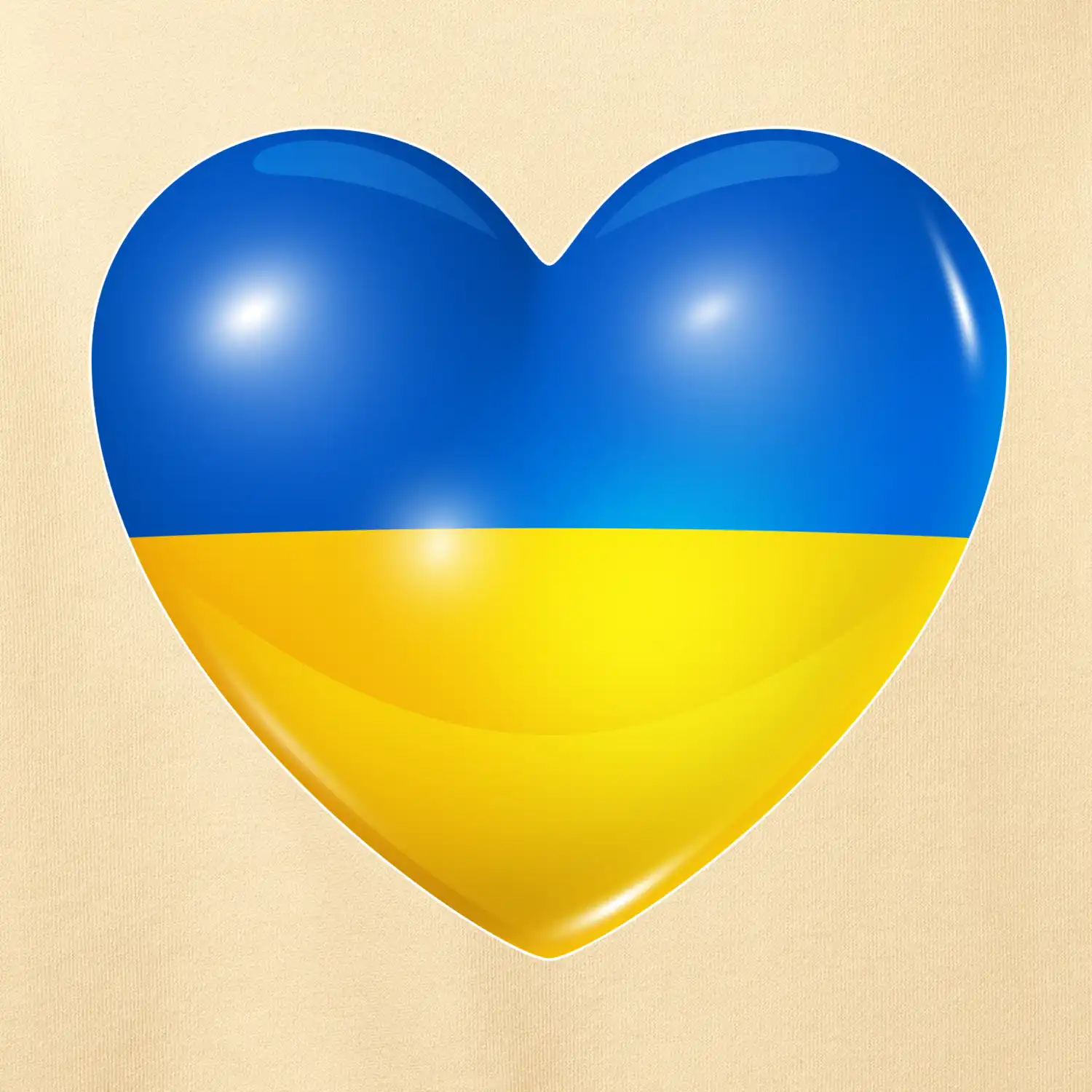 Ukrajina srdce vlajka