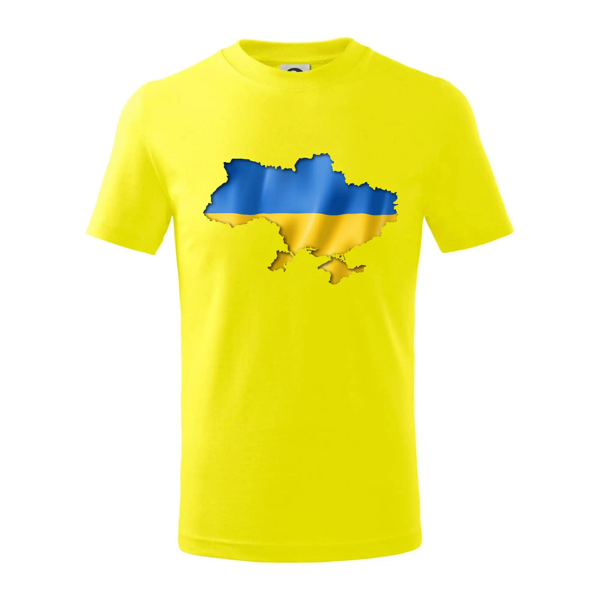 Ukrajina vlajka mapa