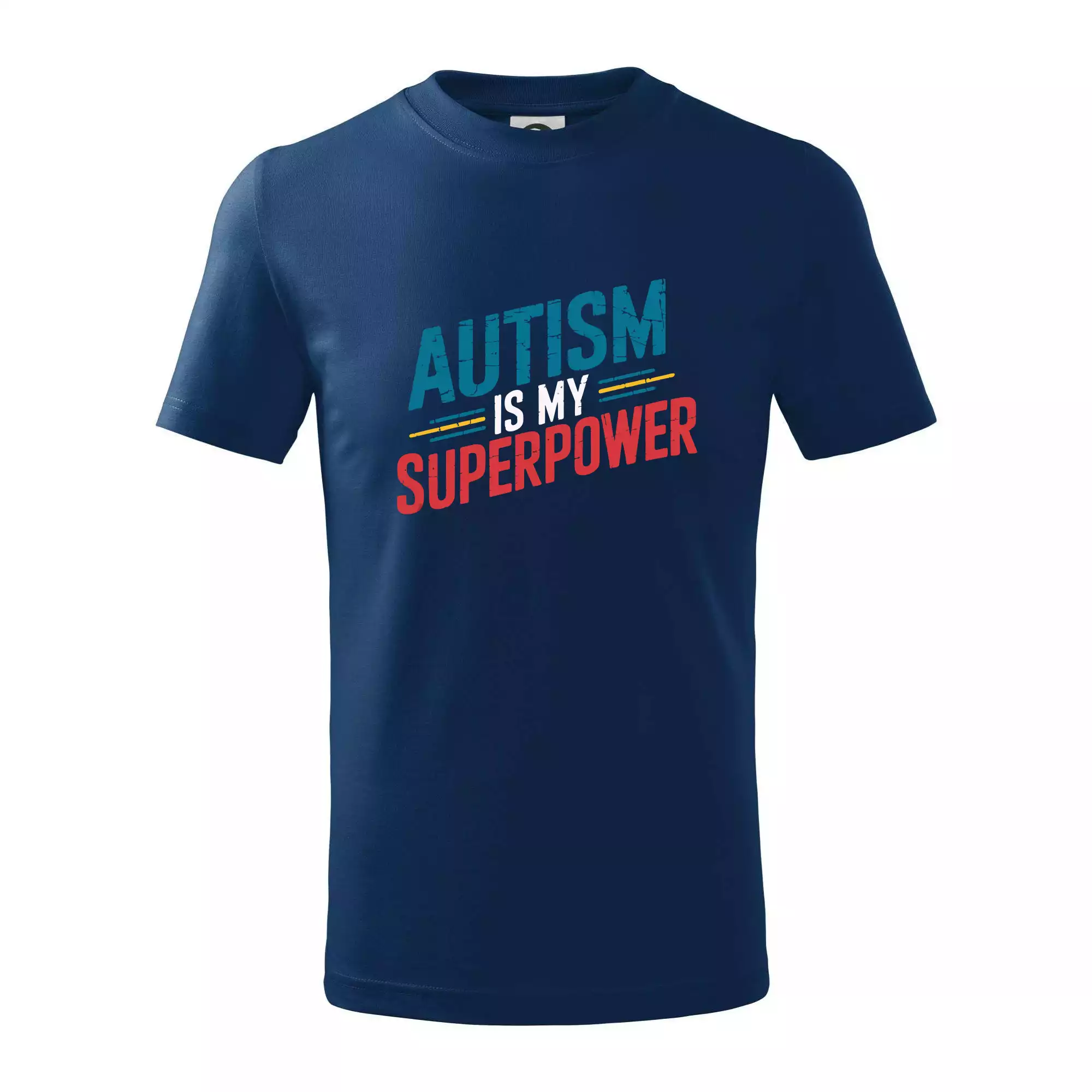 Šikmý nápis Autism is my superpower