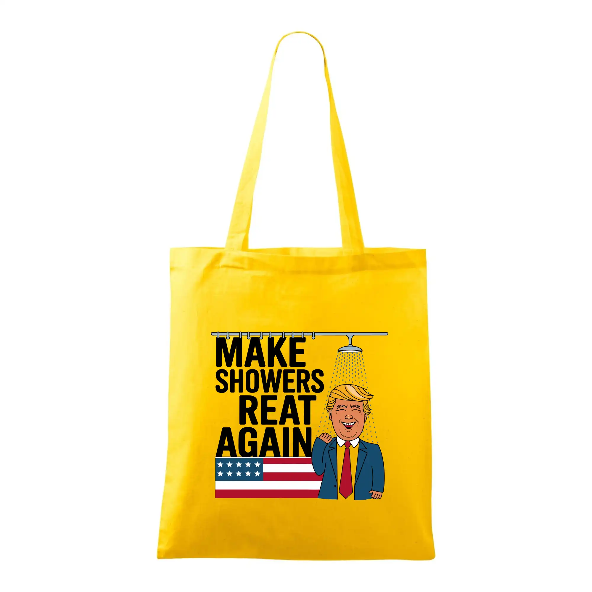 Politické tričká - Trump make showers great again - Taška bavlnená