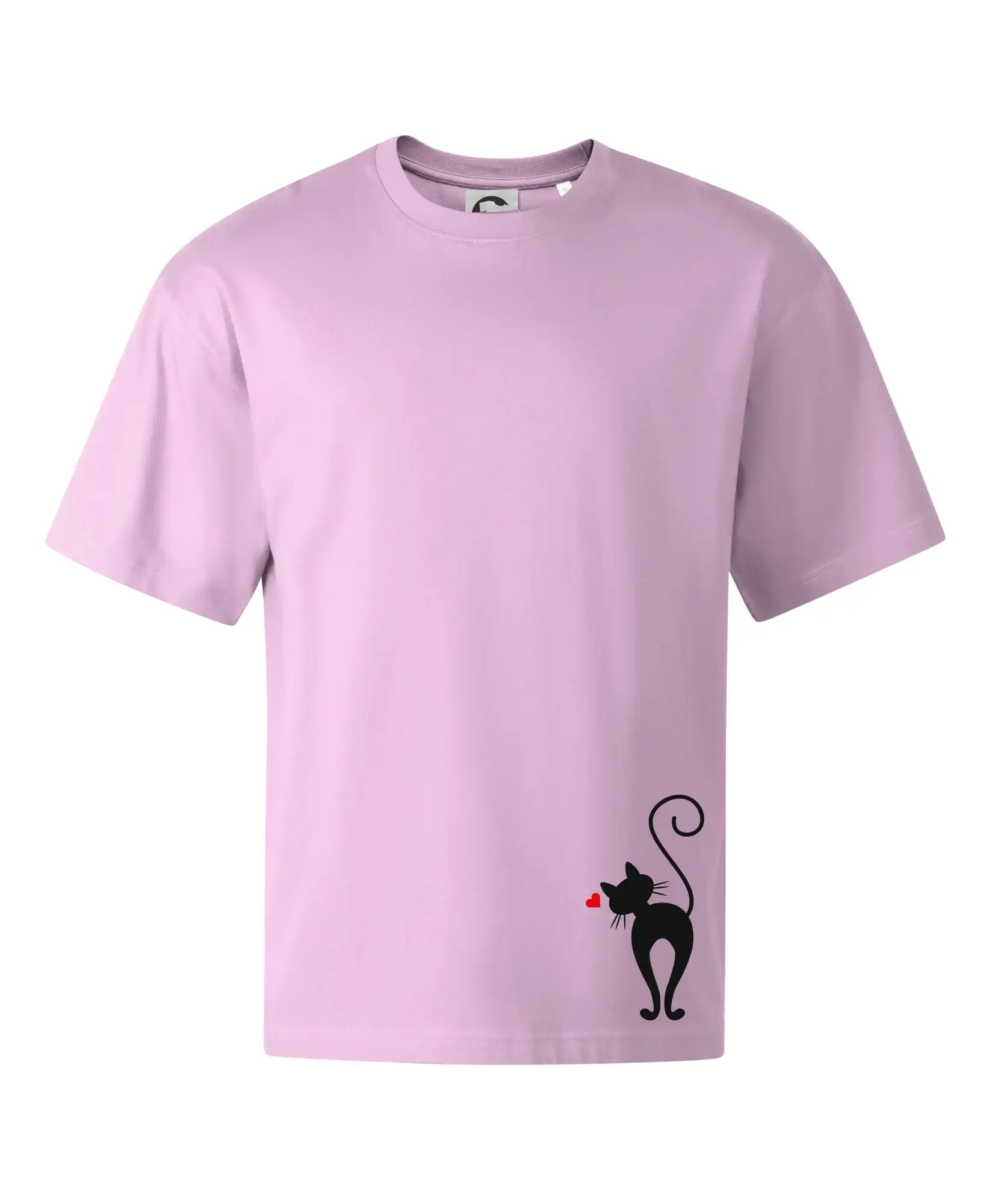 Zamilovaná kočka zezadu