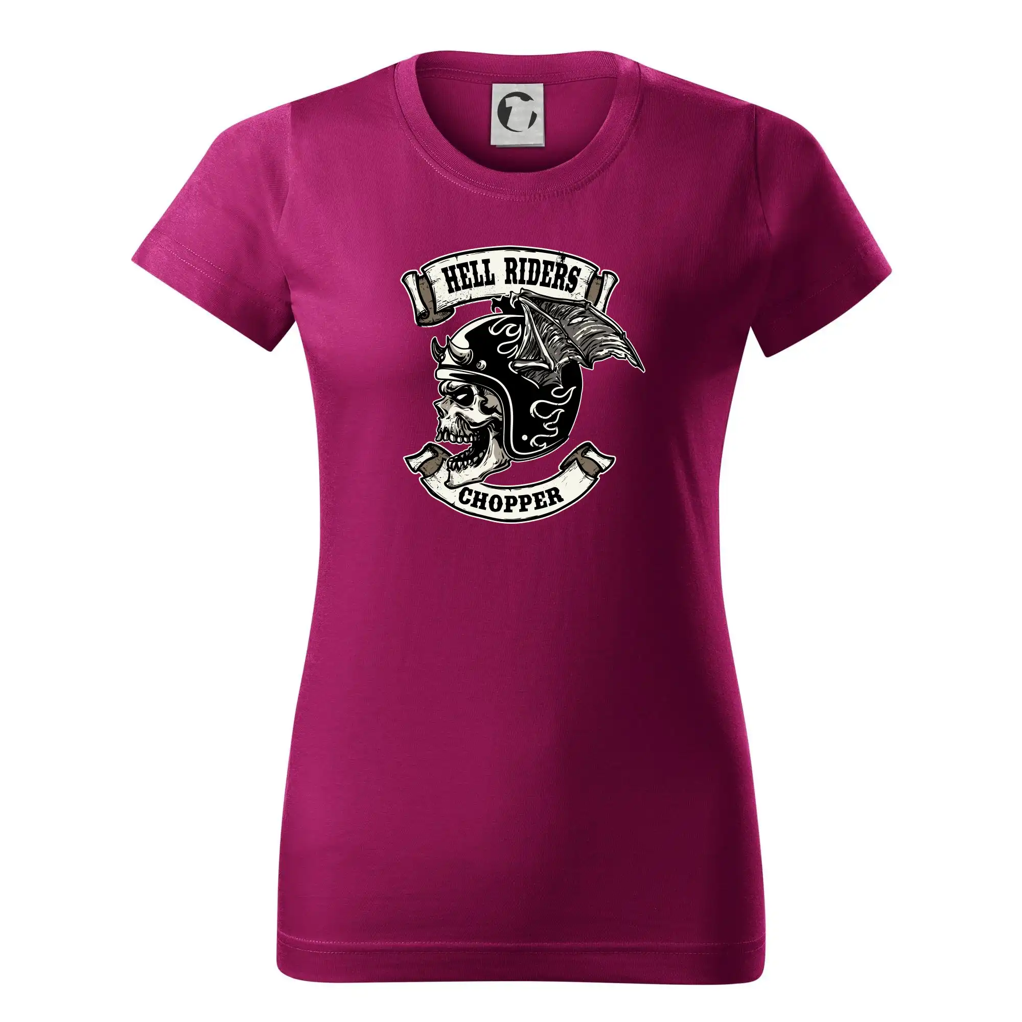 Chopper triko - Hell Riders Chopper - Dámske tričko basic - ľahko voľnejšie a dlhšie