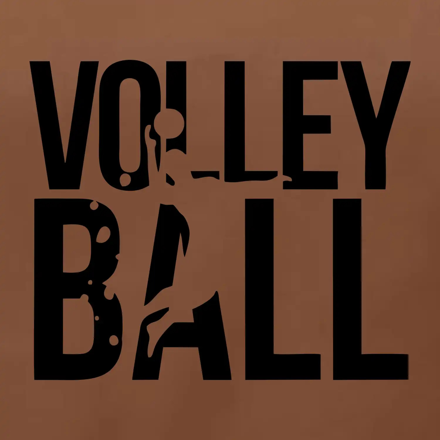 Volleyball nápis