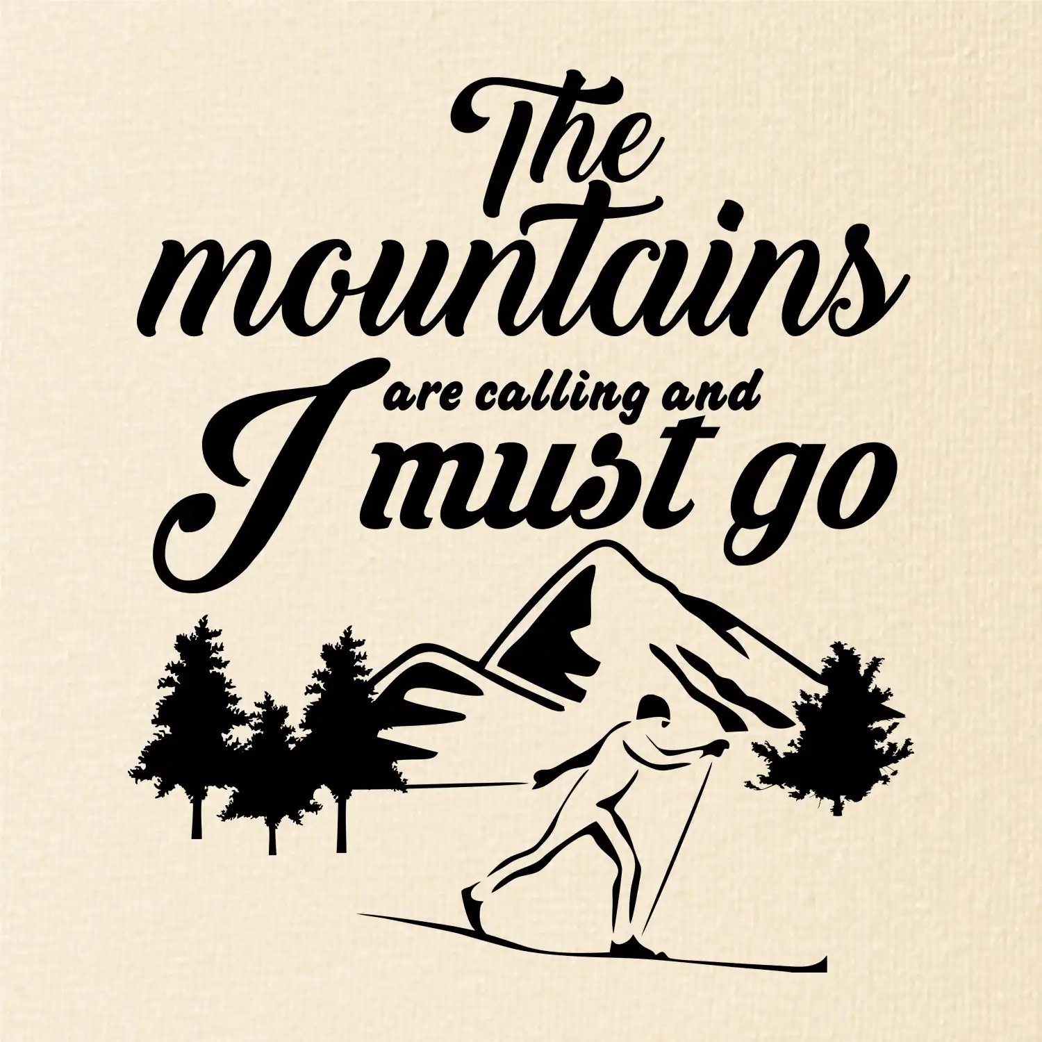 The mountains are calling běžkař