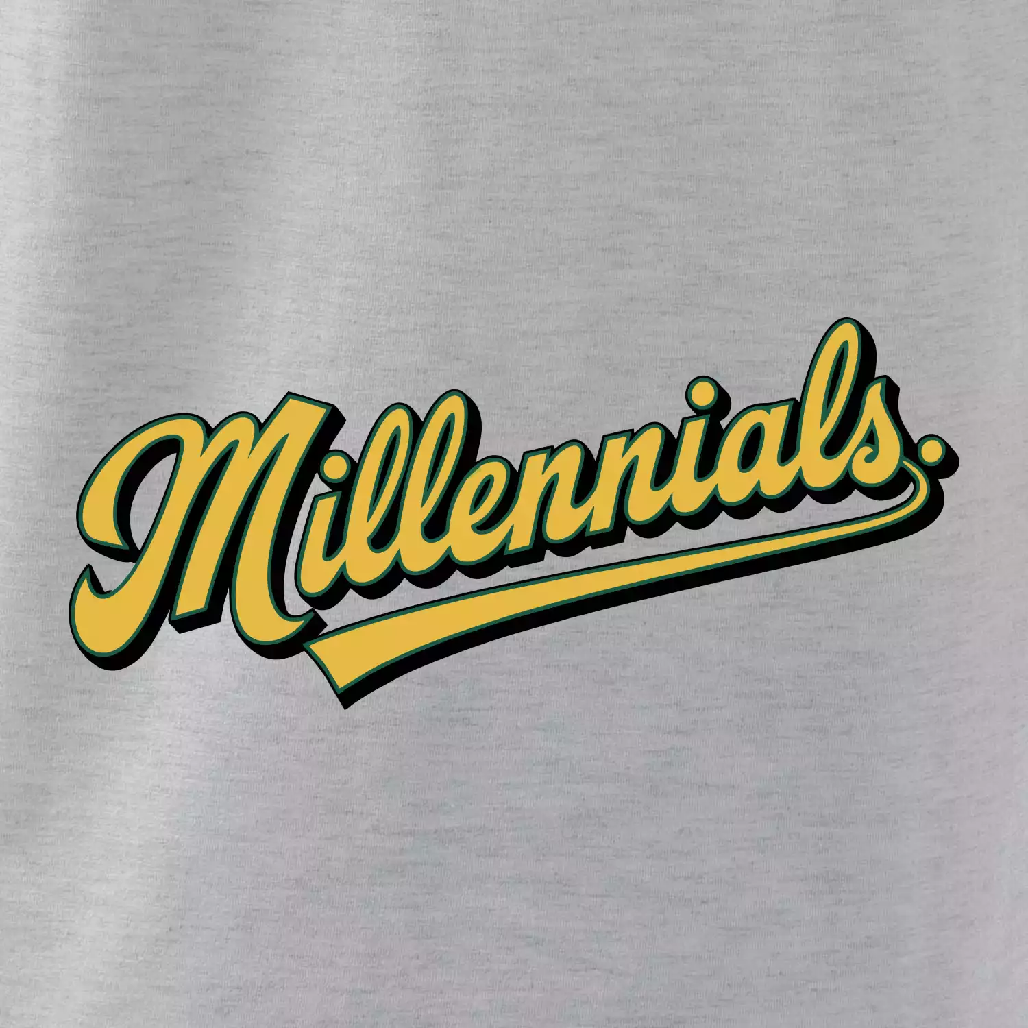 Generace Y - Millennials žlutý nápis