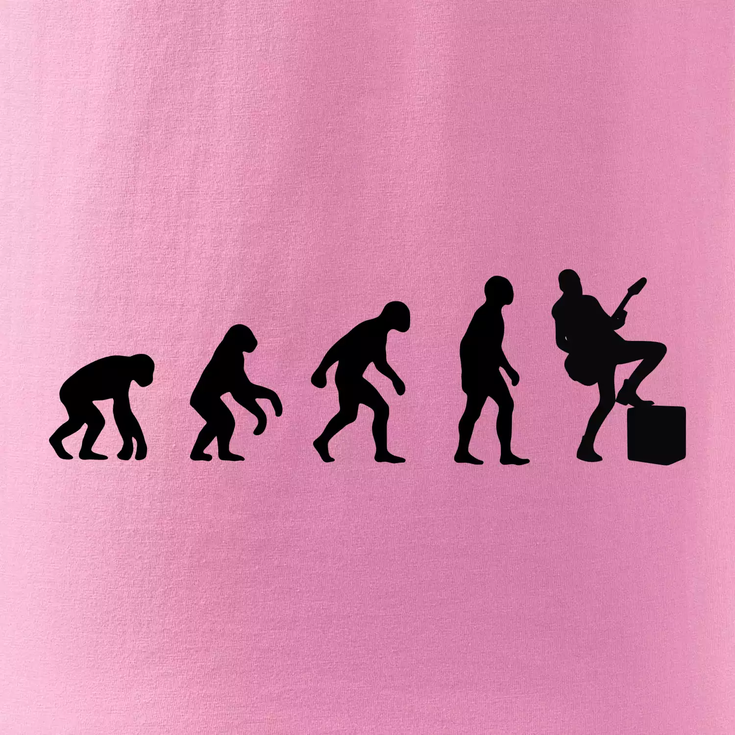 Evoluce kytarista - noha na kombu