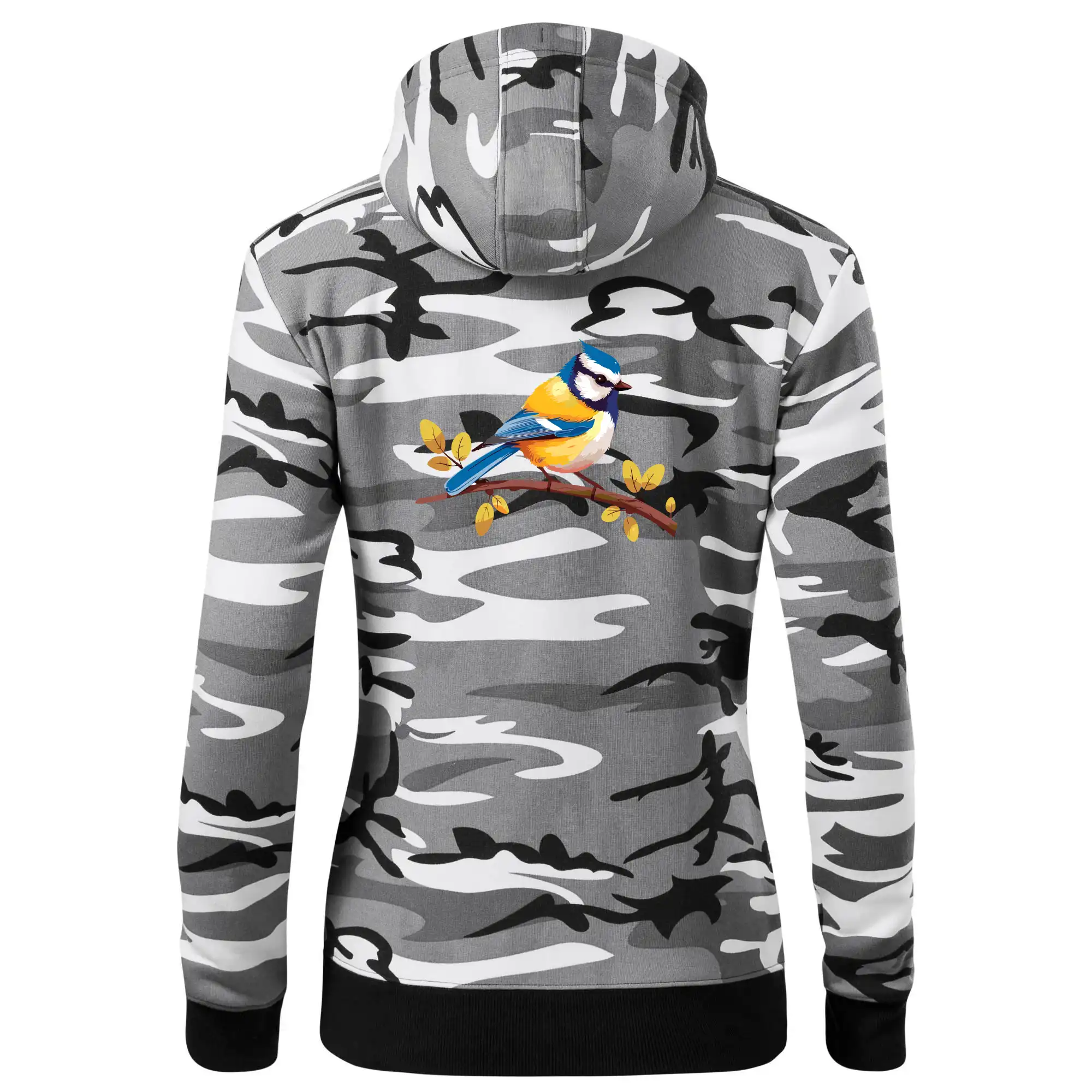Sýkorka modřinka kreslená