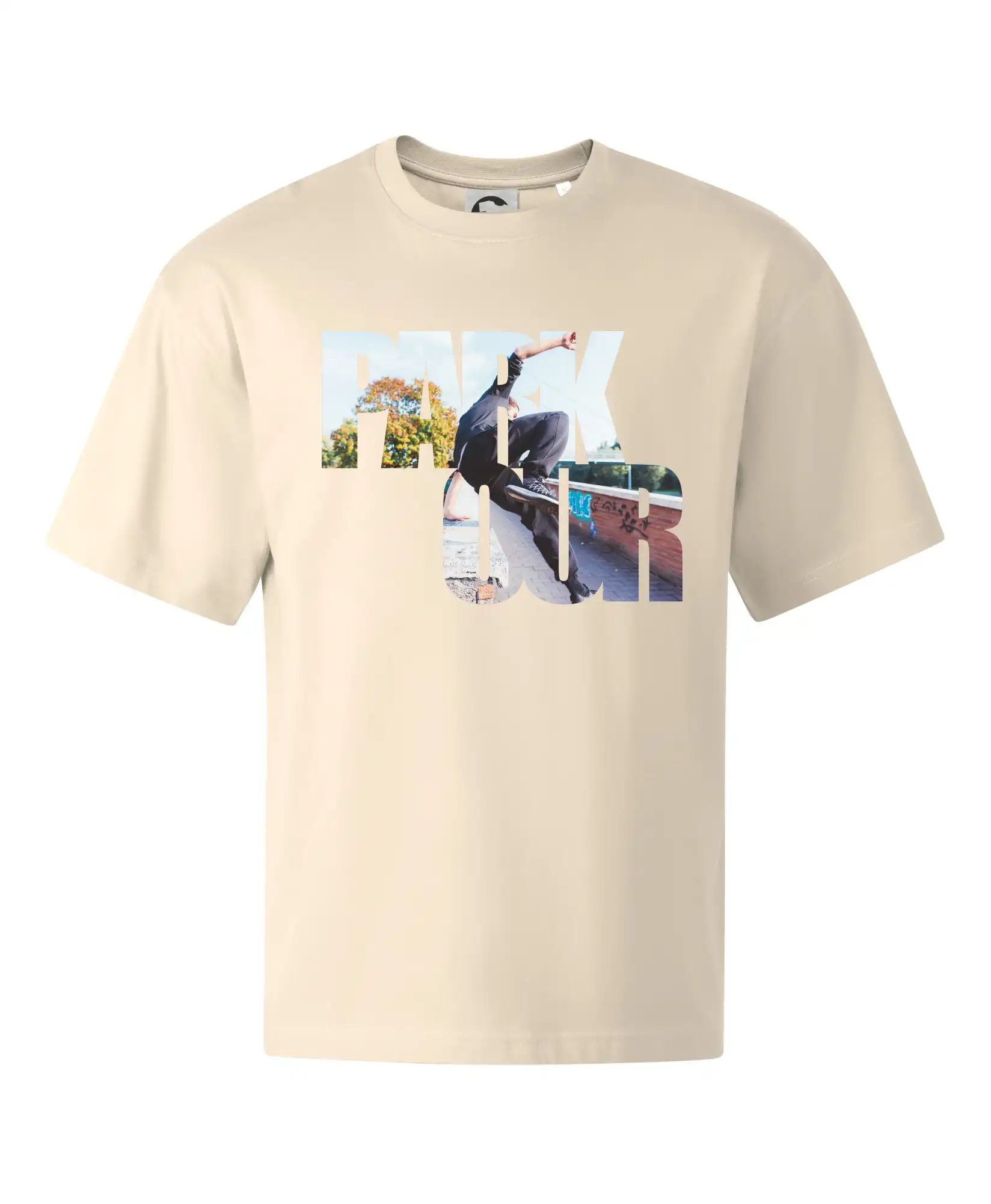 Parkour nápis ve městě