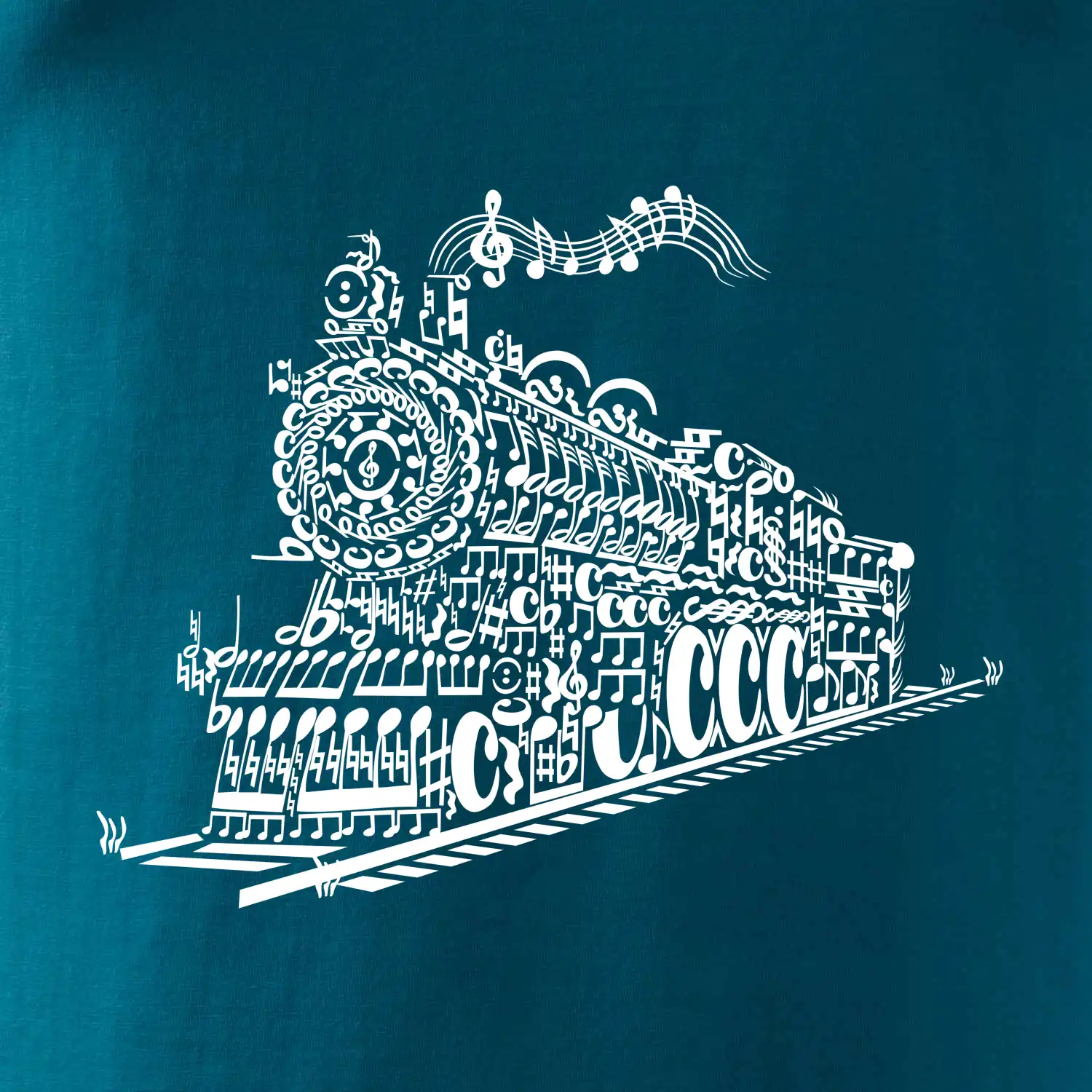 Stará lokomotiva z not