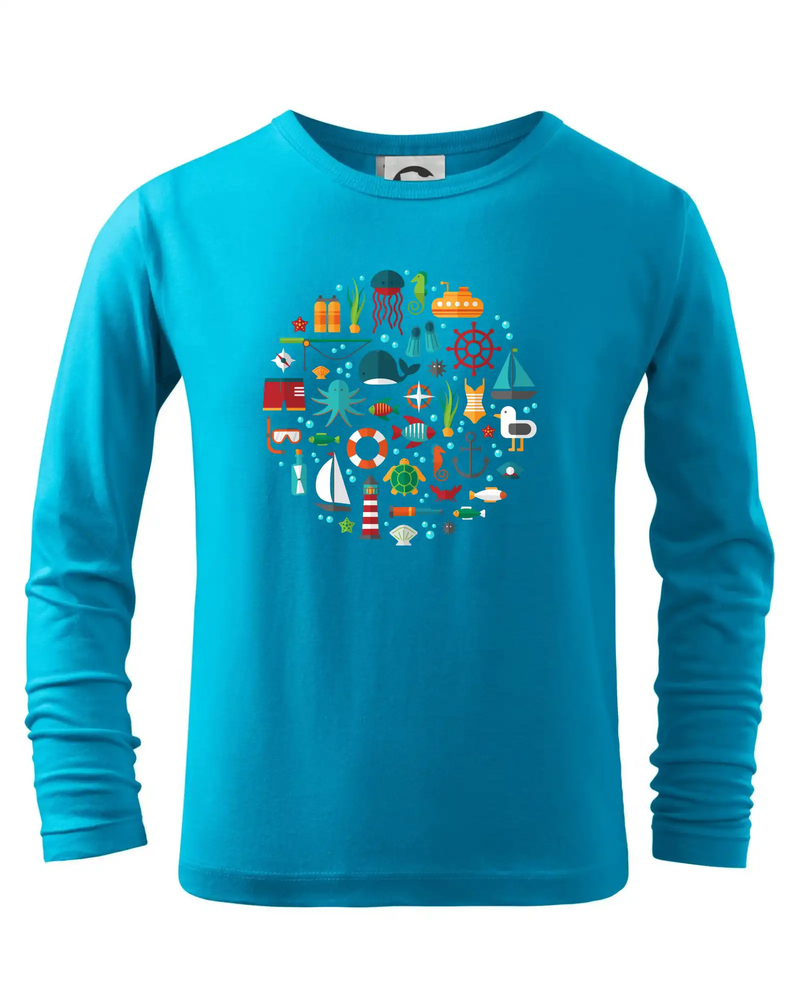Potápačské tričká - Potápanie dovolenka - Tričko detské Long Sleeve