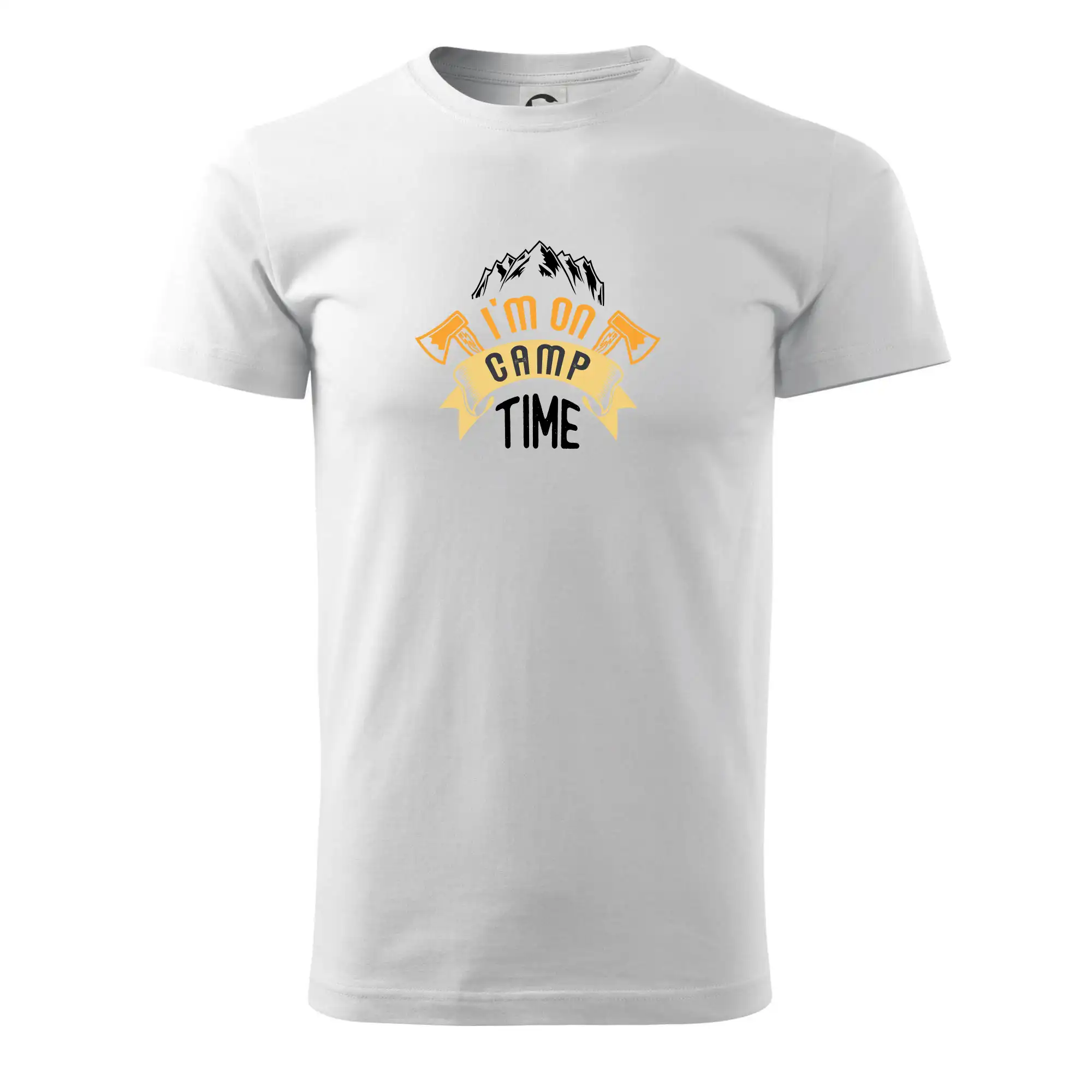 Trička na kempovanie - I'm on camp time - Tričko extra veľké  (5-8XL)