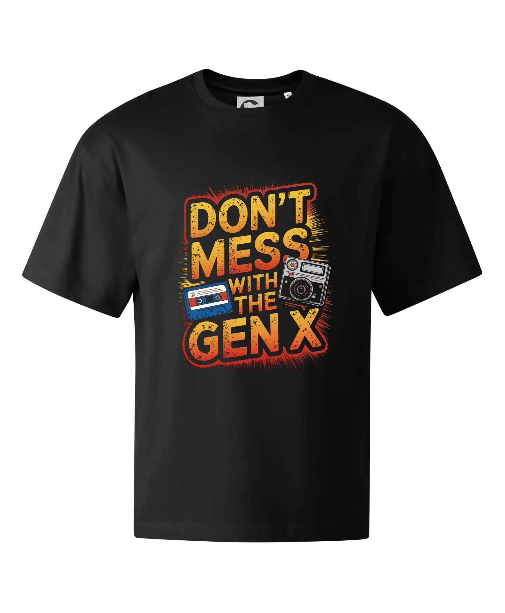 Tričká s motívmi ktoré frčia na internete - Generace X (Gen X) - Dont mess with the GEN X - Stage unisex - OVERSIZE