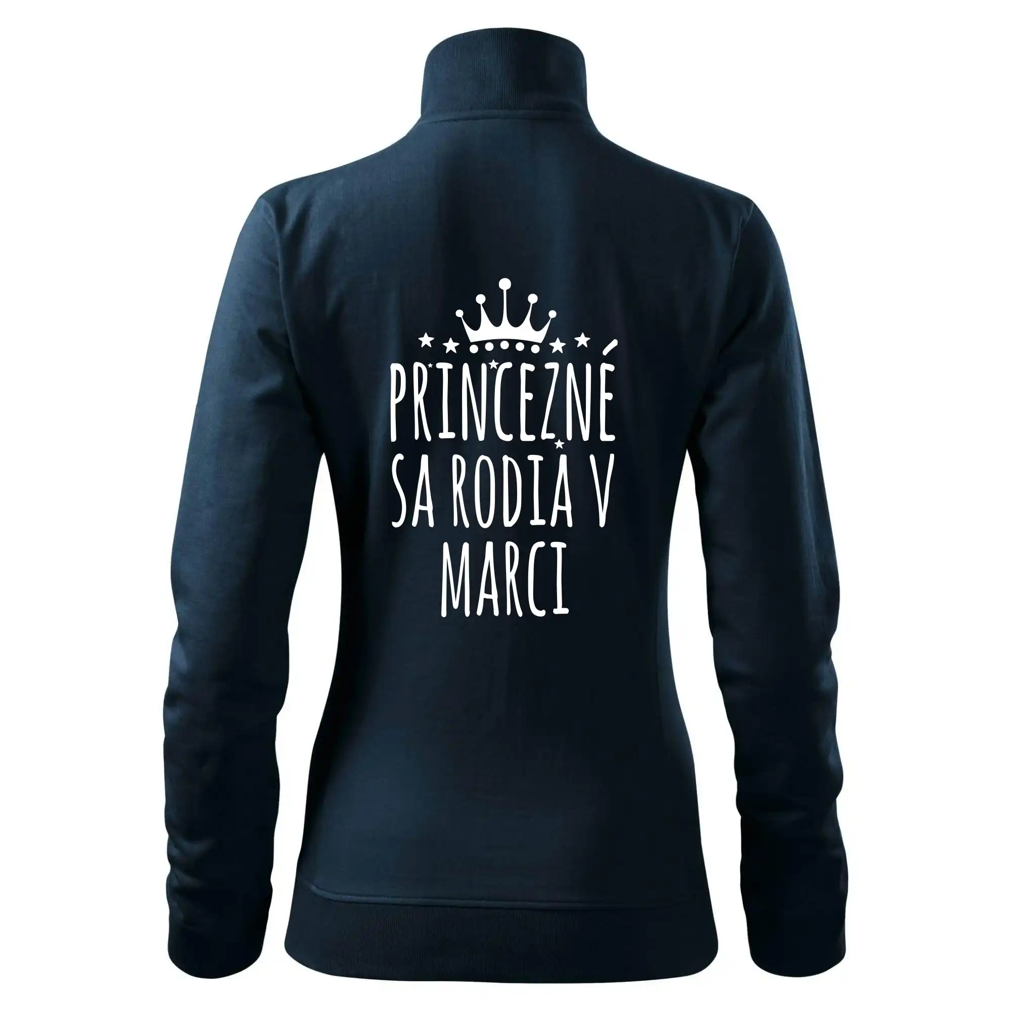 Tričká pre narodených v marci - Princezné sa rodia v marci - Mikina dámska Viva bez kapucne