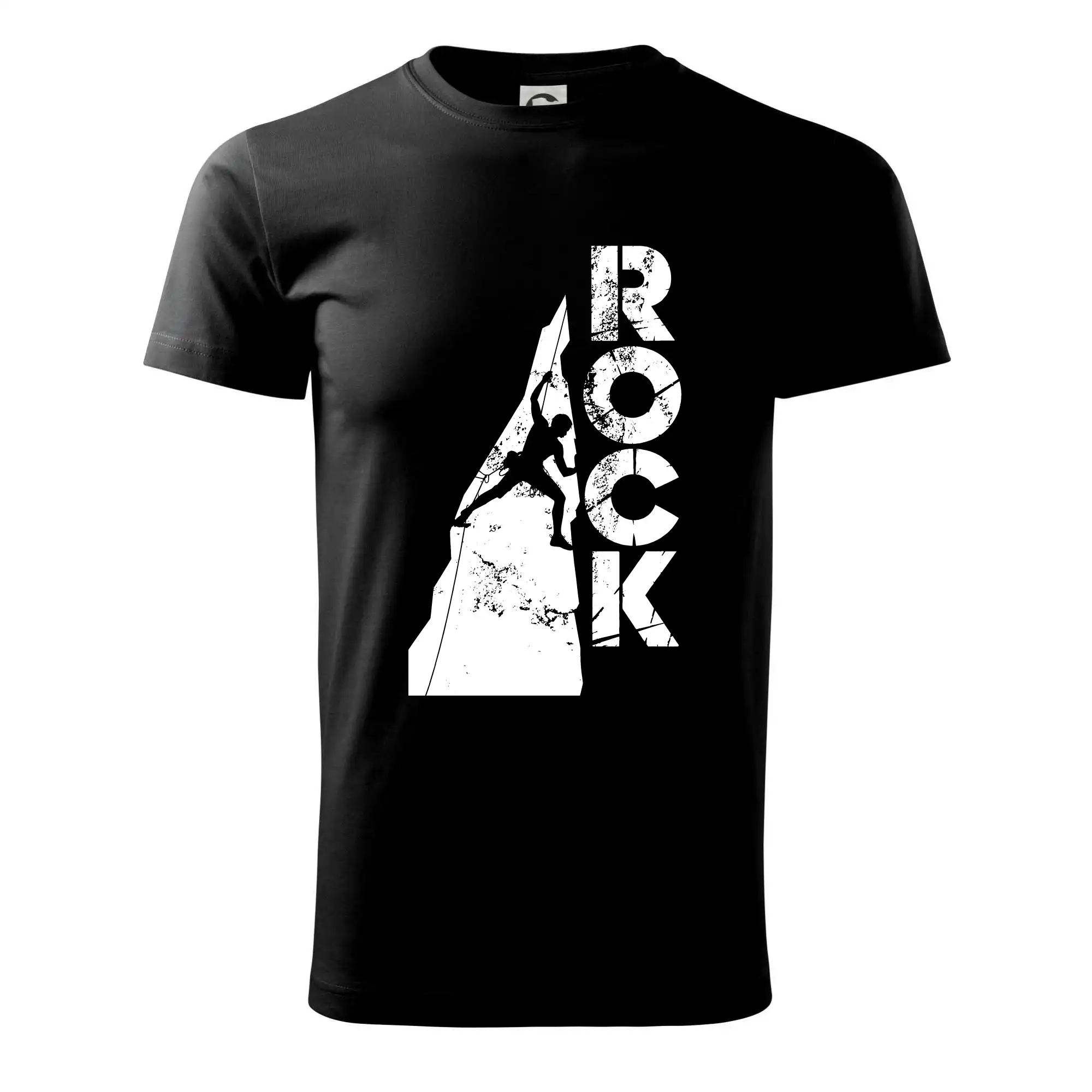 Trička pro horolezcov - Rock - biela skala - Klasické pánske tričko vyššej gramáže