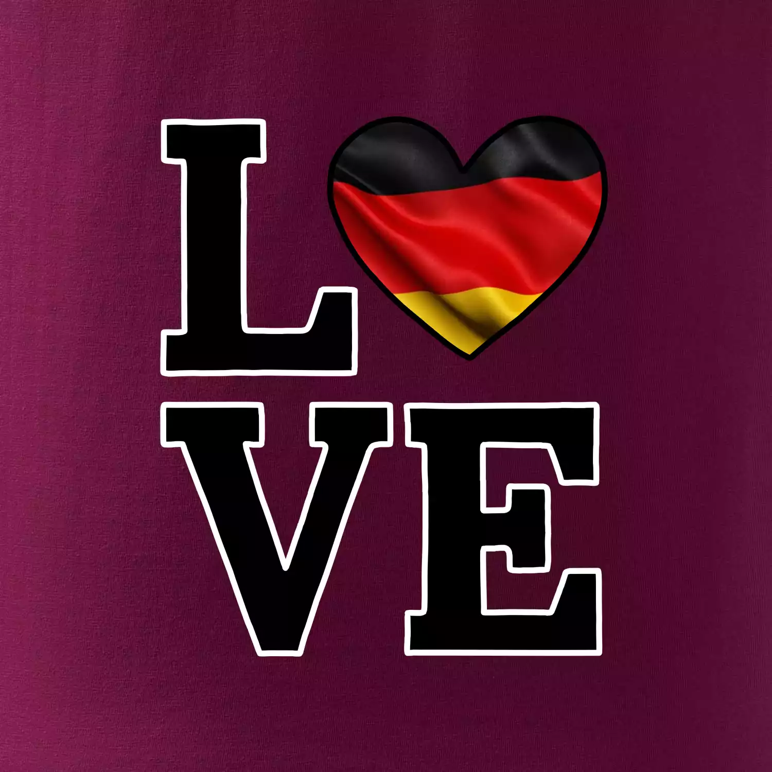 Love Německá vlajka