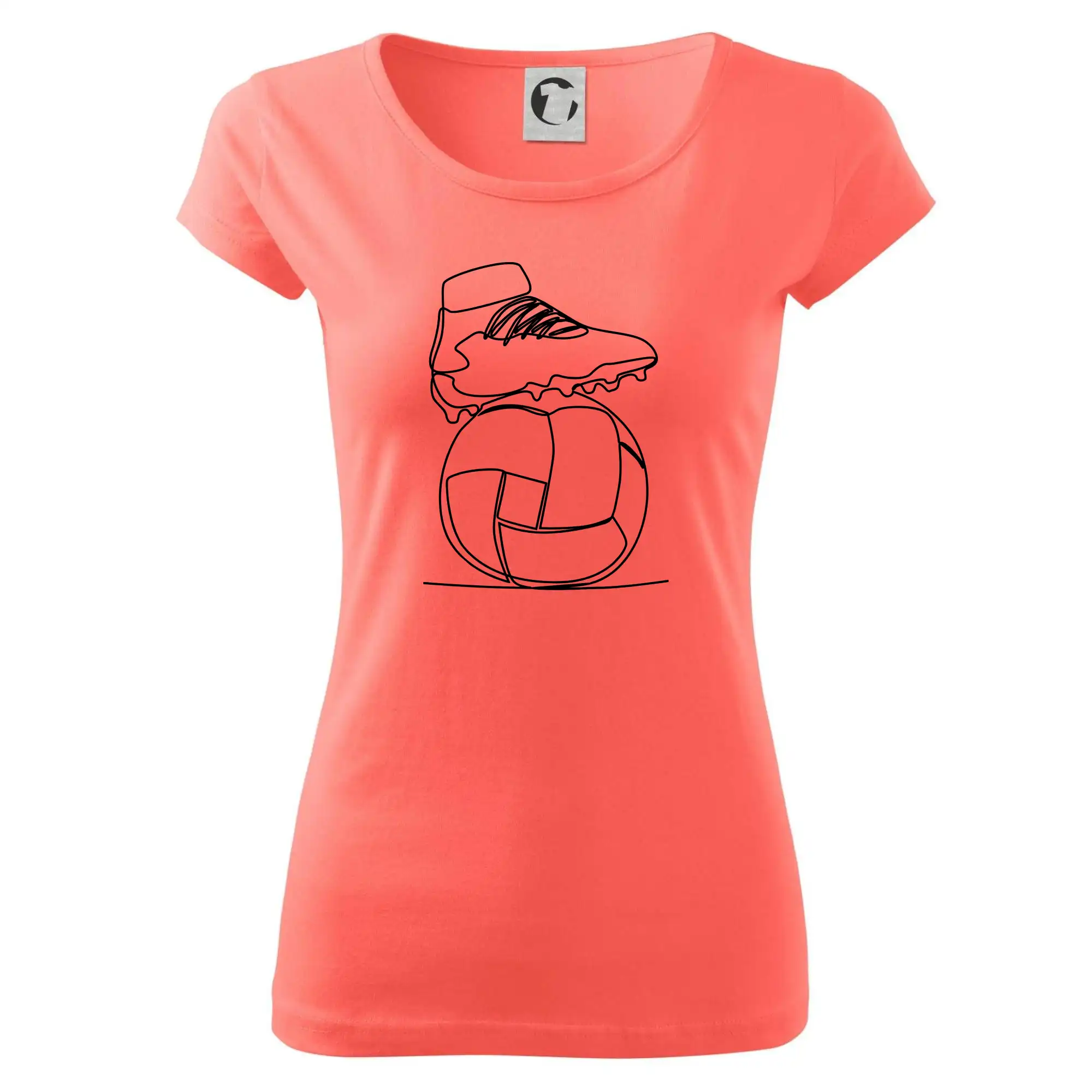 Fotbalový míč kopačka jedním tahem