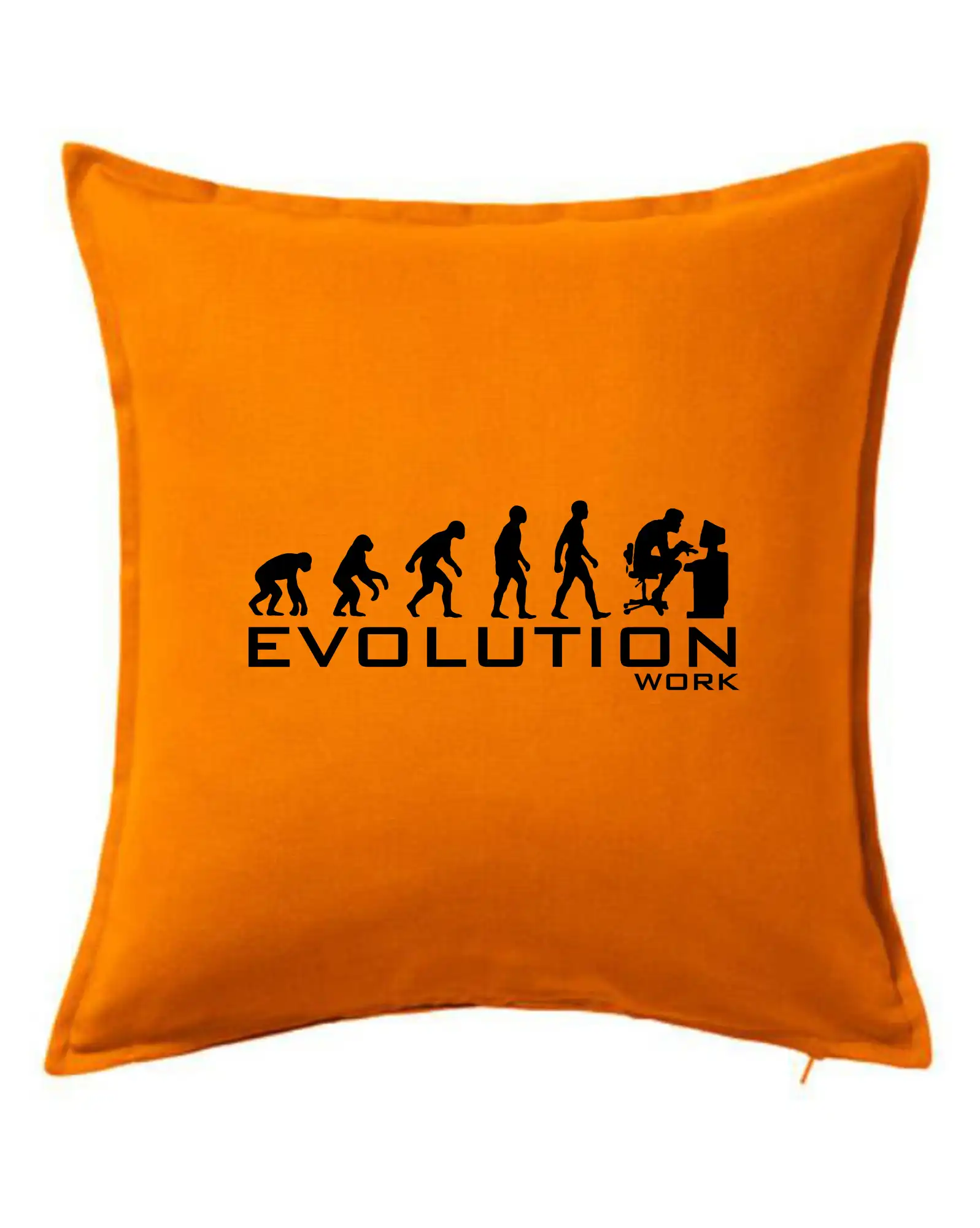 Tričká s potlačou evolúcia - Evolúcia práce - Vankúš 50x50