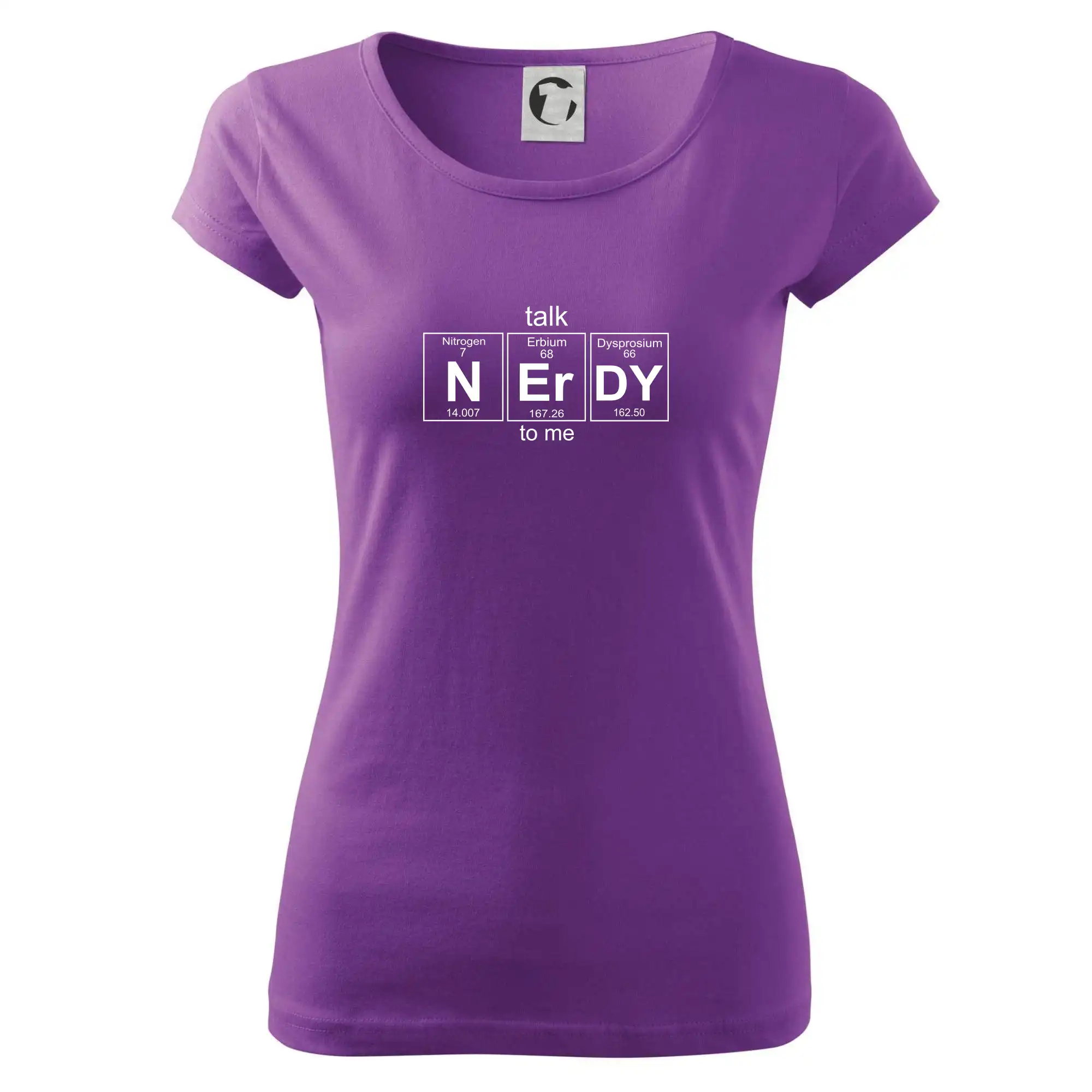 Periodické Tabuľky - Talk nerdy - periodická tabuľka - Dámske tričko Pure