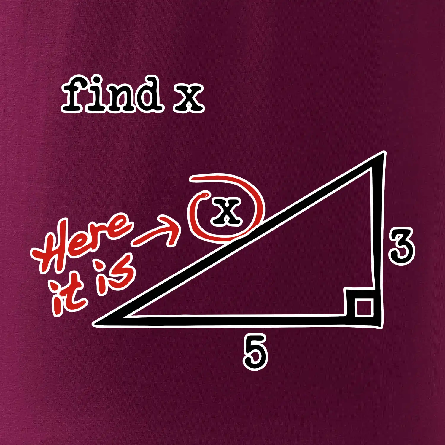 Find X - geometrie