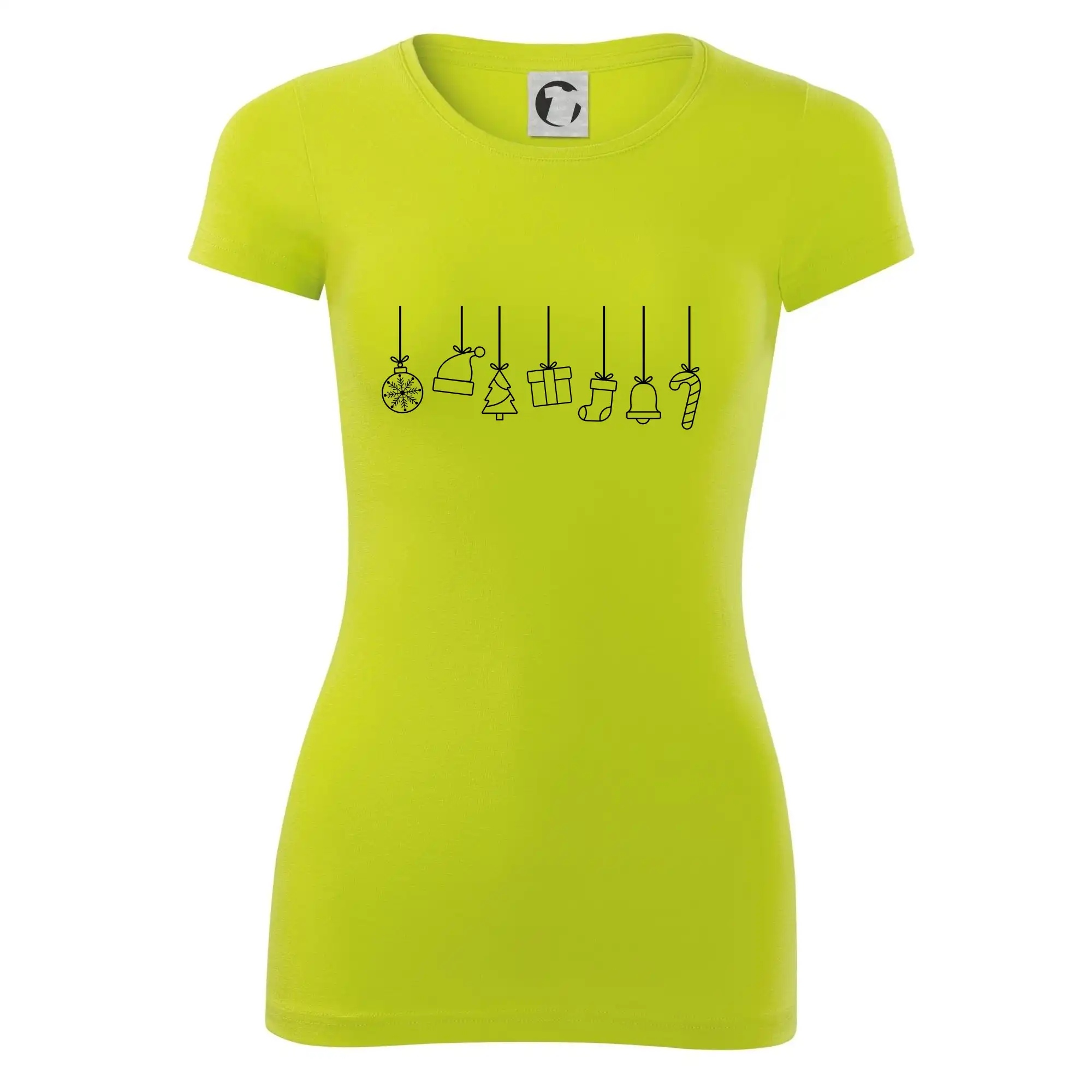 Rodinná vánoční trička  - Vánoční ozdoby na provázku