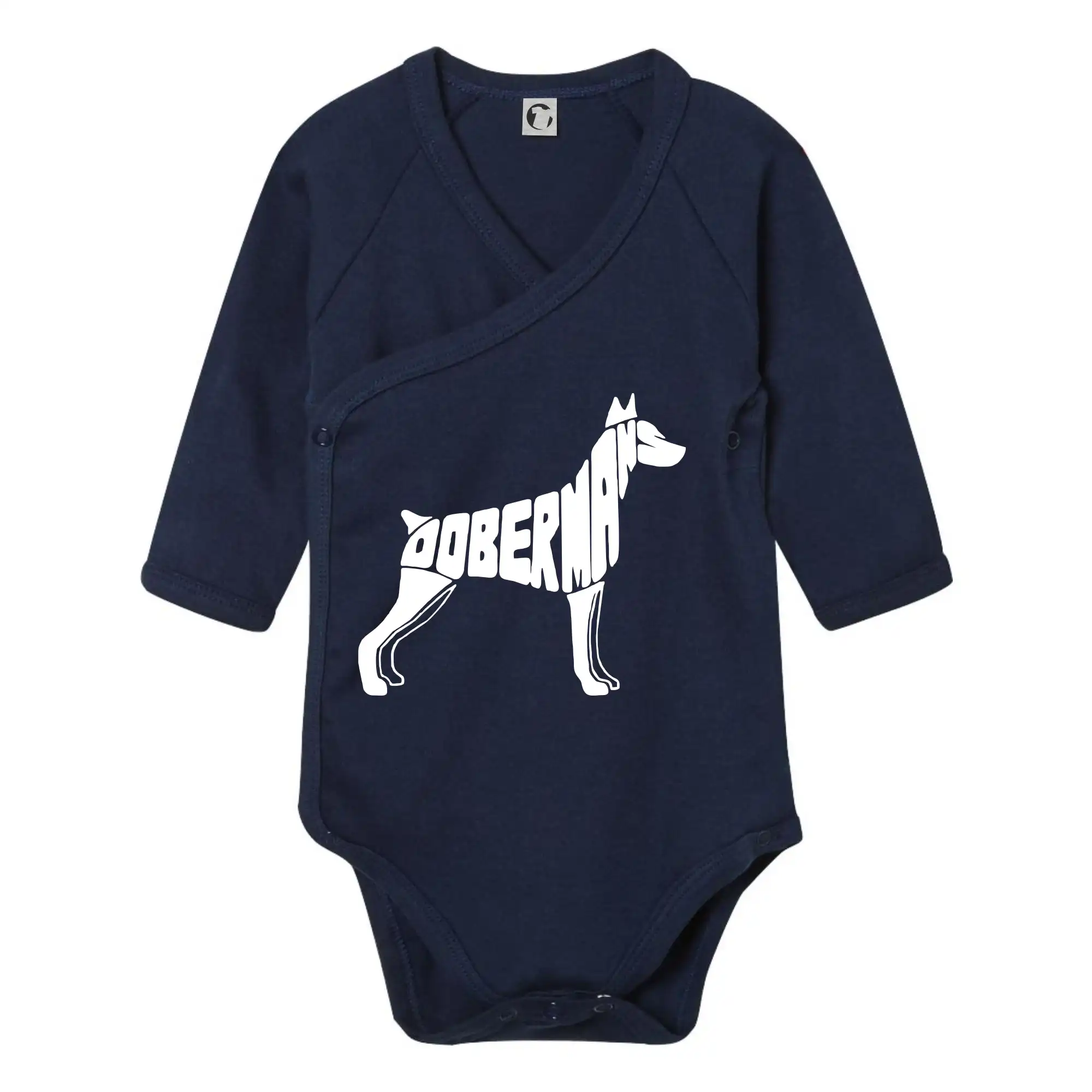 Dobrmans - nápis v tělě