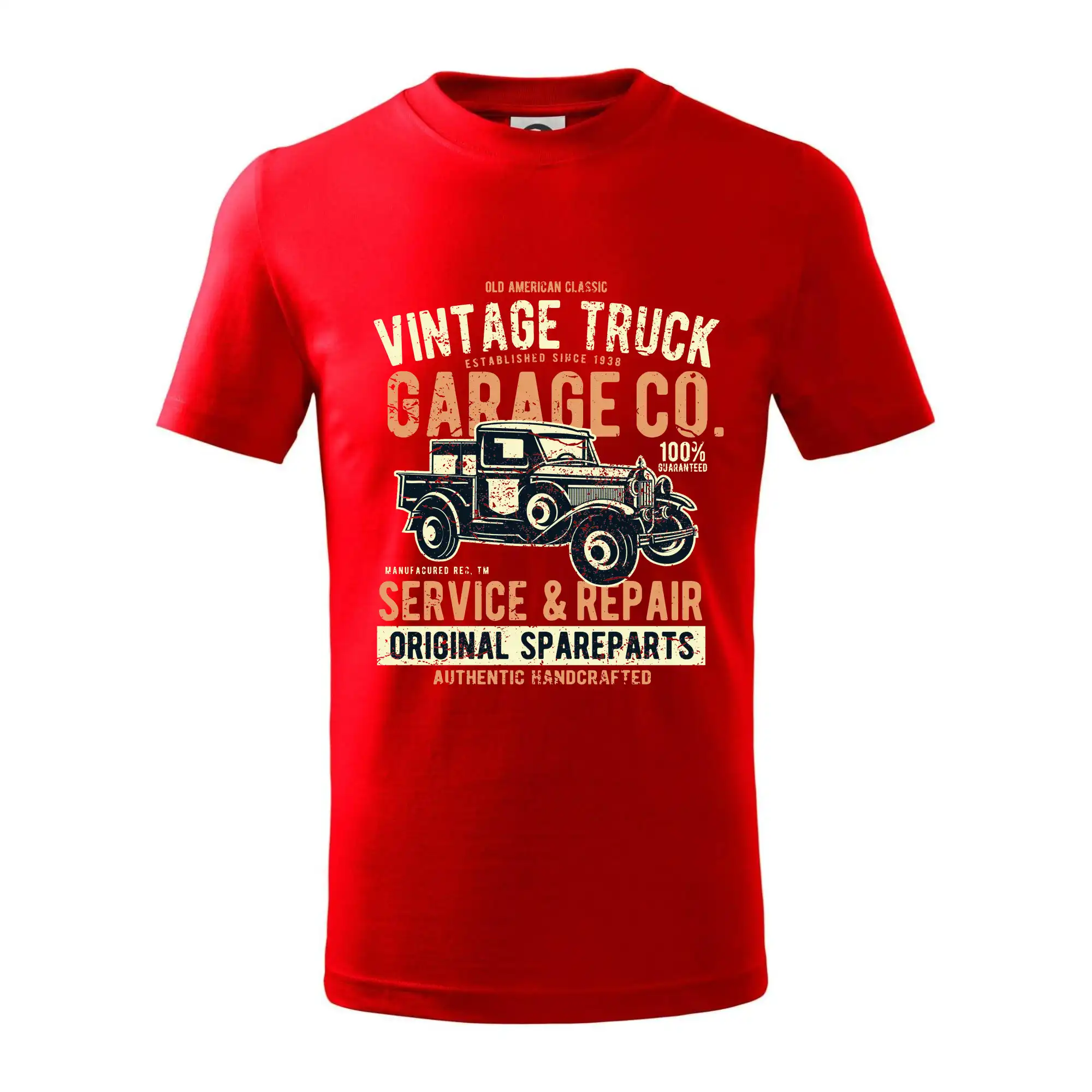 Tričká s kamionmi a nákladiakmi - Vintage Truck - Tričko detské bavlnené