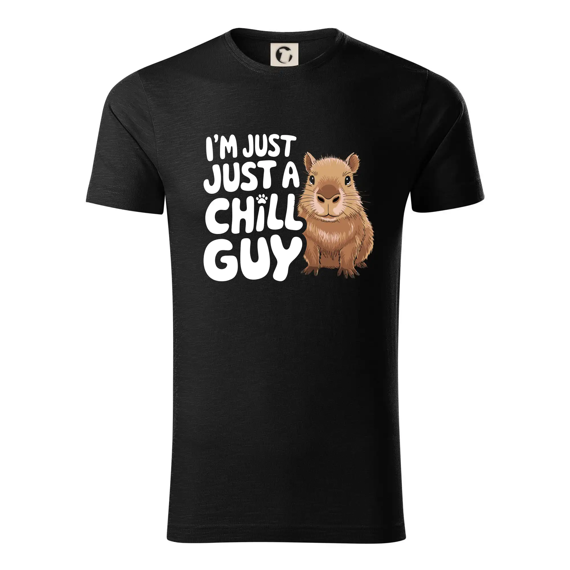Tričká so zvieratami - Capybara I'm Just a Chill Guy - Tričko z organickej bavlny