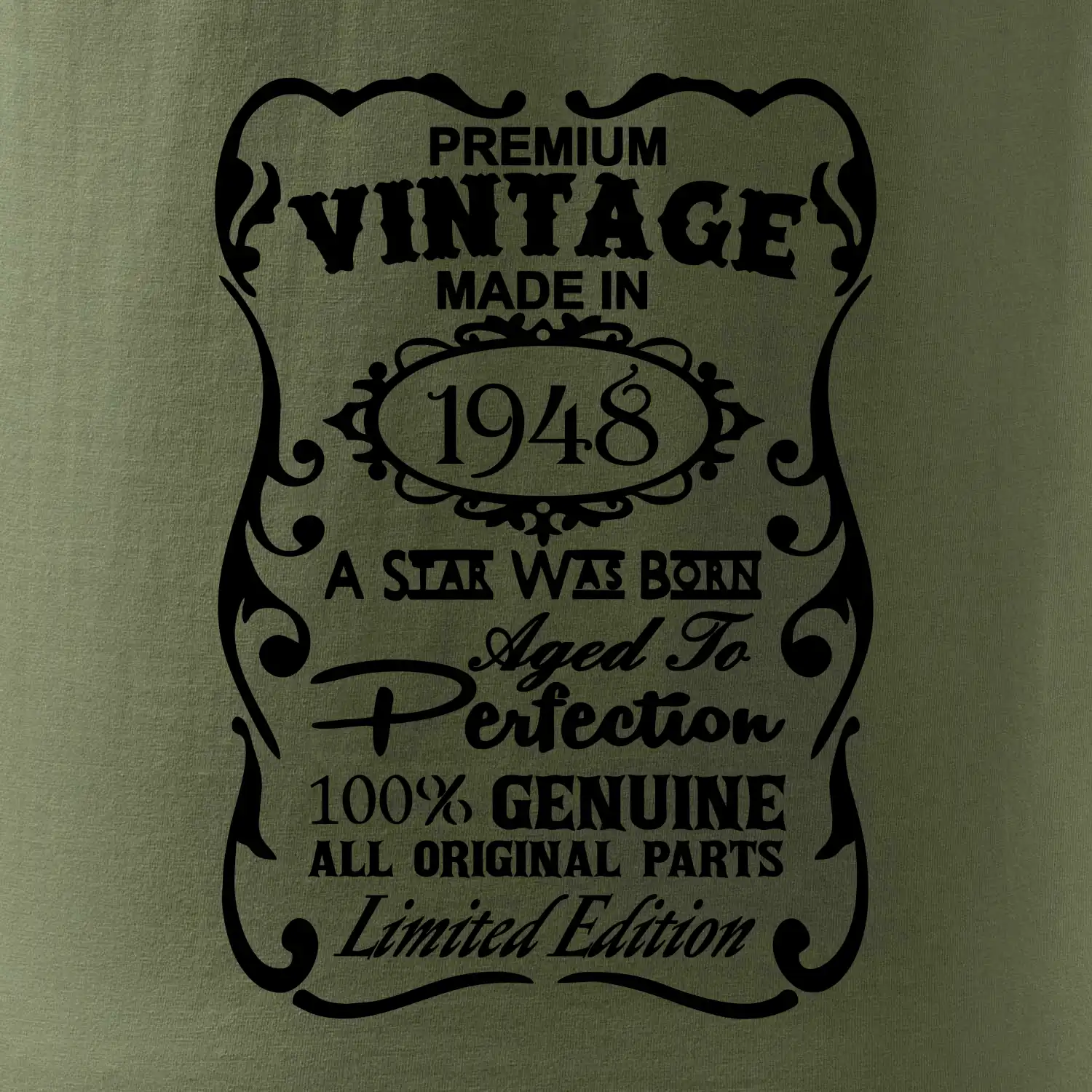 Vintage Etiketa - 1948