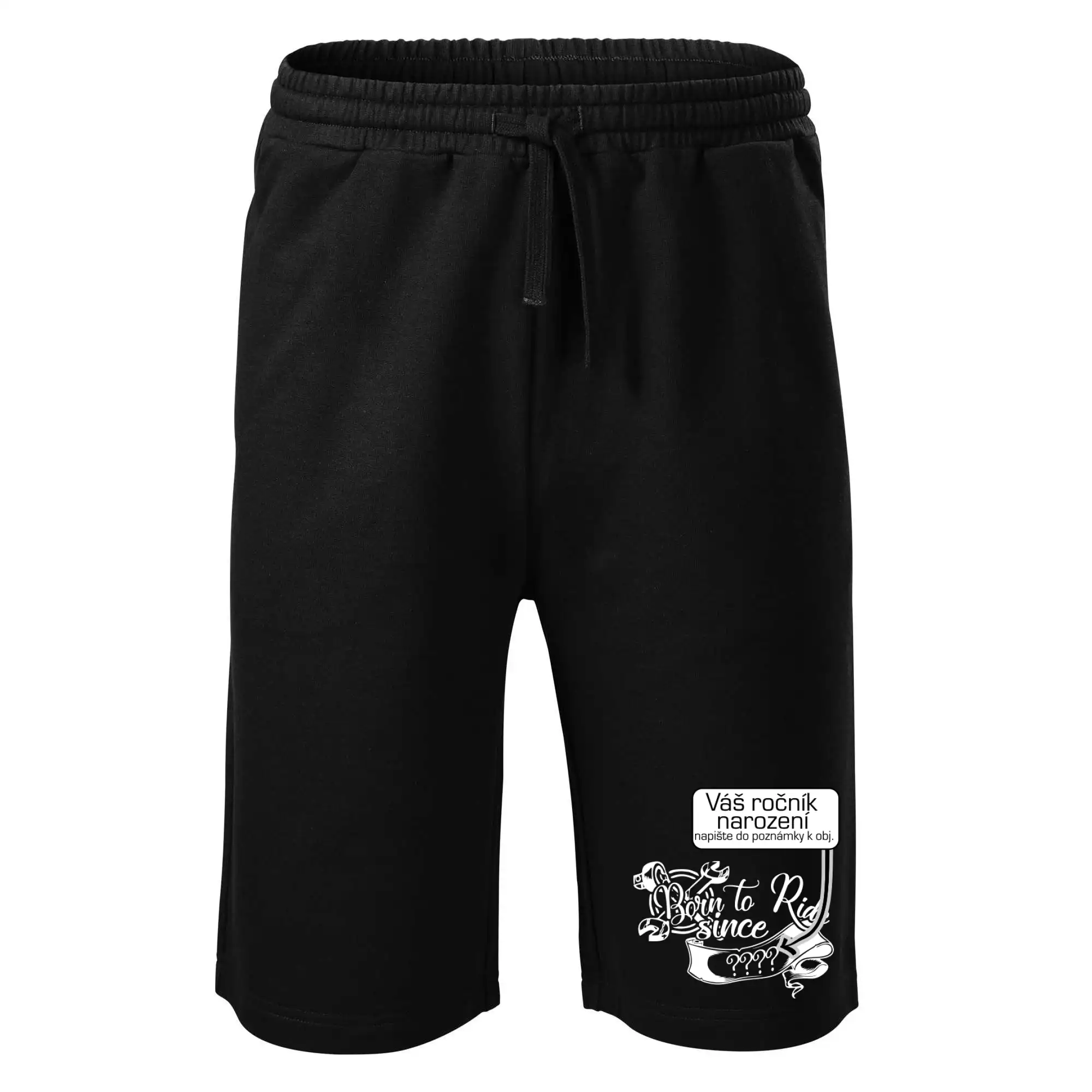 Tričká a mikiny s potlačou motoriek – pre pravých motorkárov - Born to ride - Vlastný ročník - Šortky pánske bavlnené