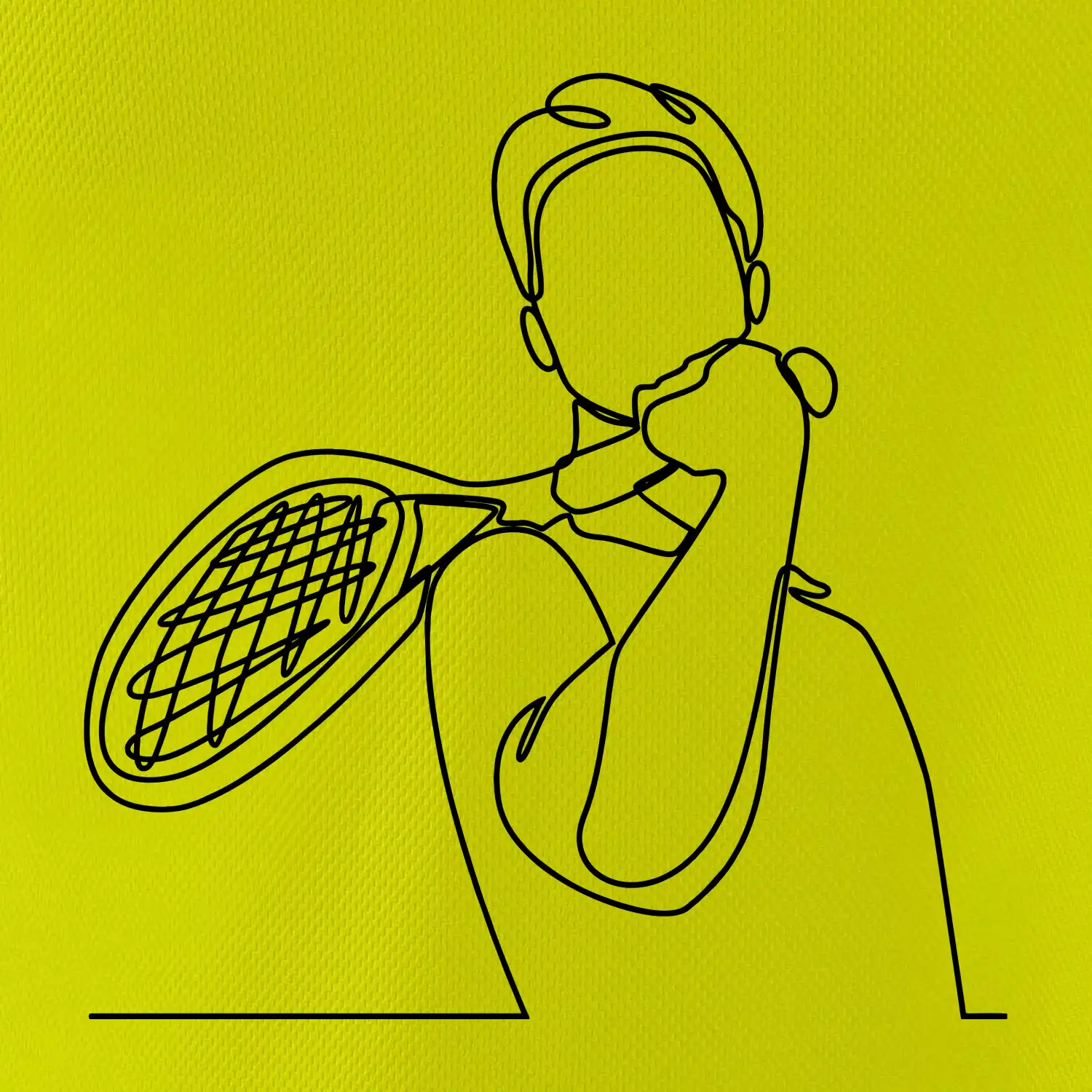 Tenista  jednim tahem