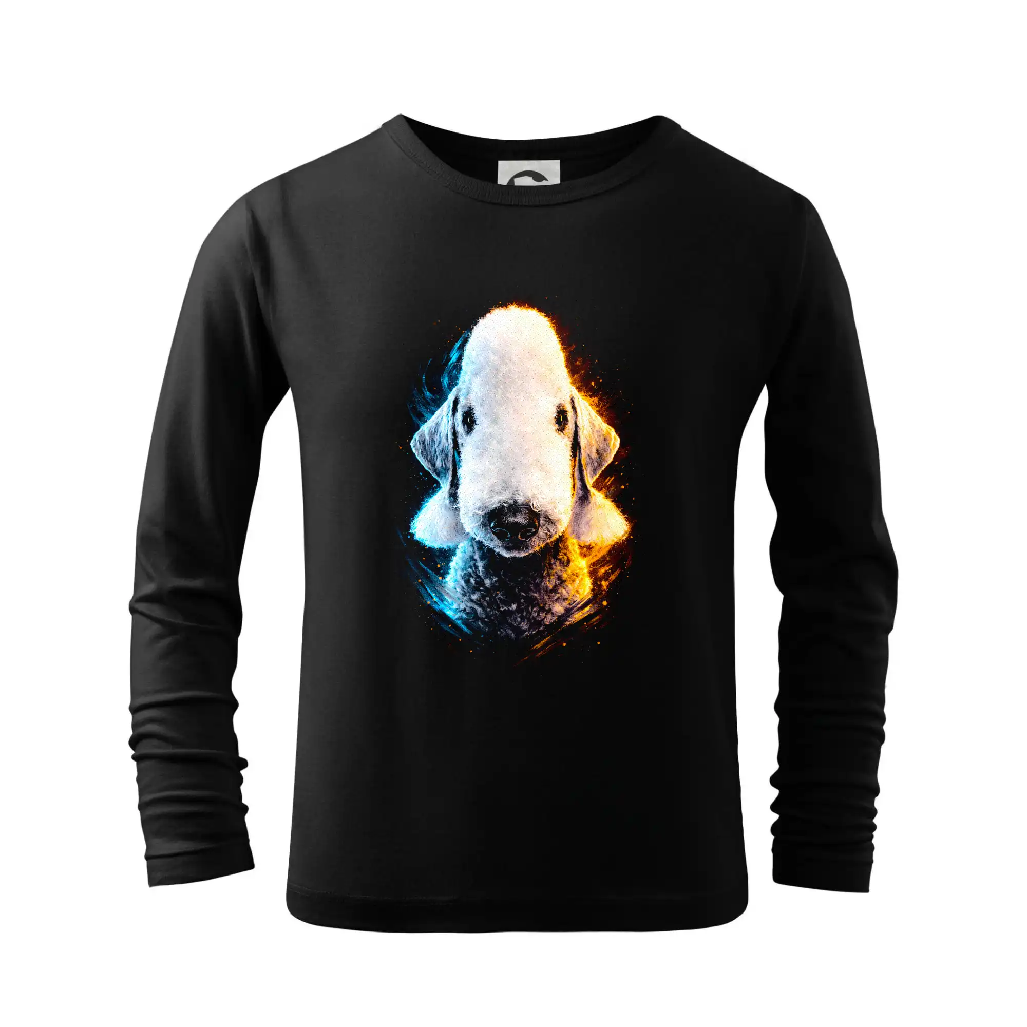 Ostatné psie plemená - Obrázok poltón bedlingtonský teriér - Tričko detské Long Sleeve
