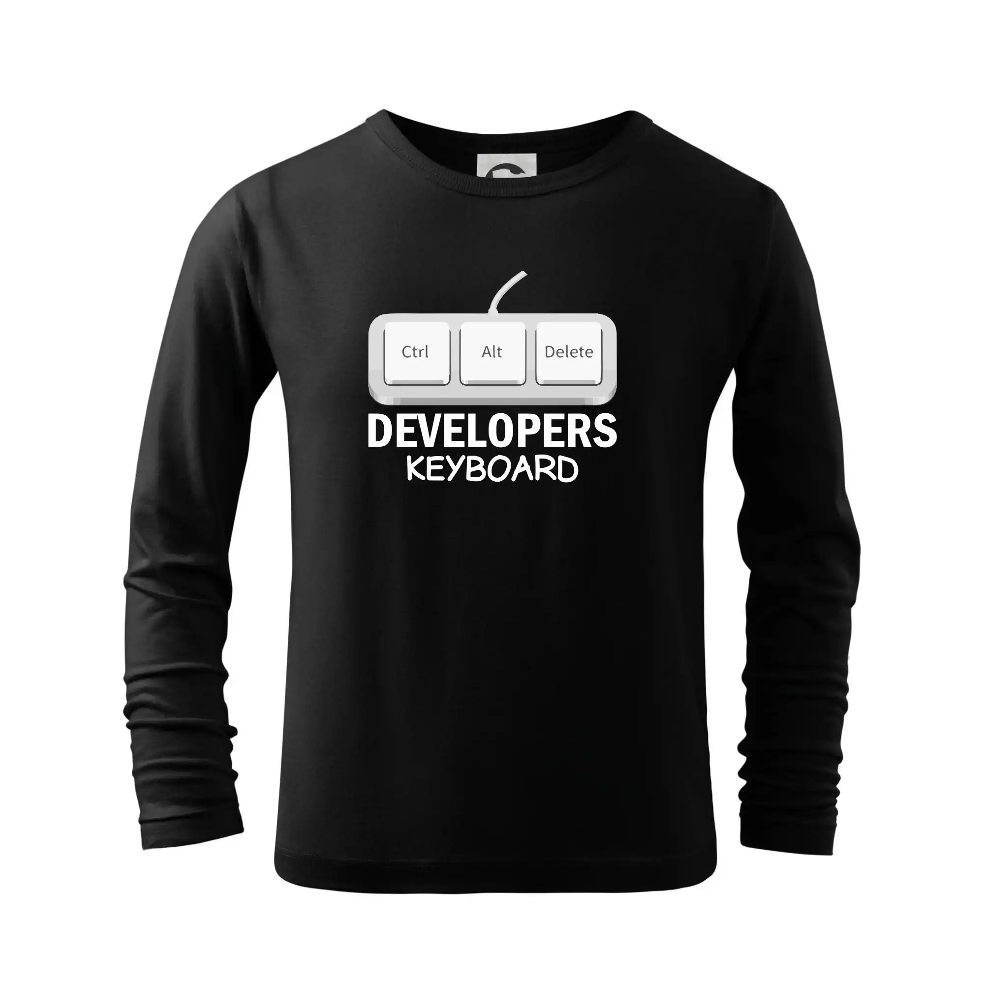 Tričká pre ajťákov - Developers keyboard - Tričko detské Long Sleeve