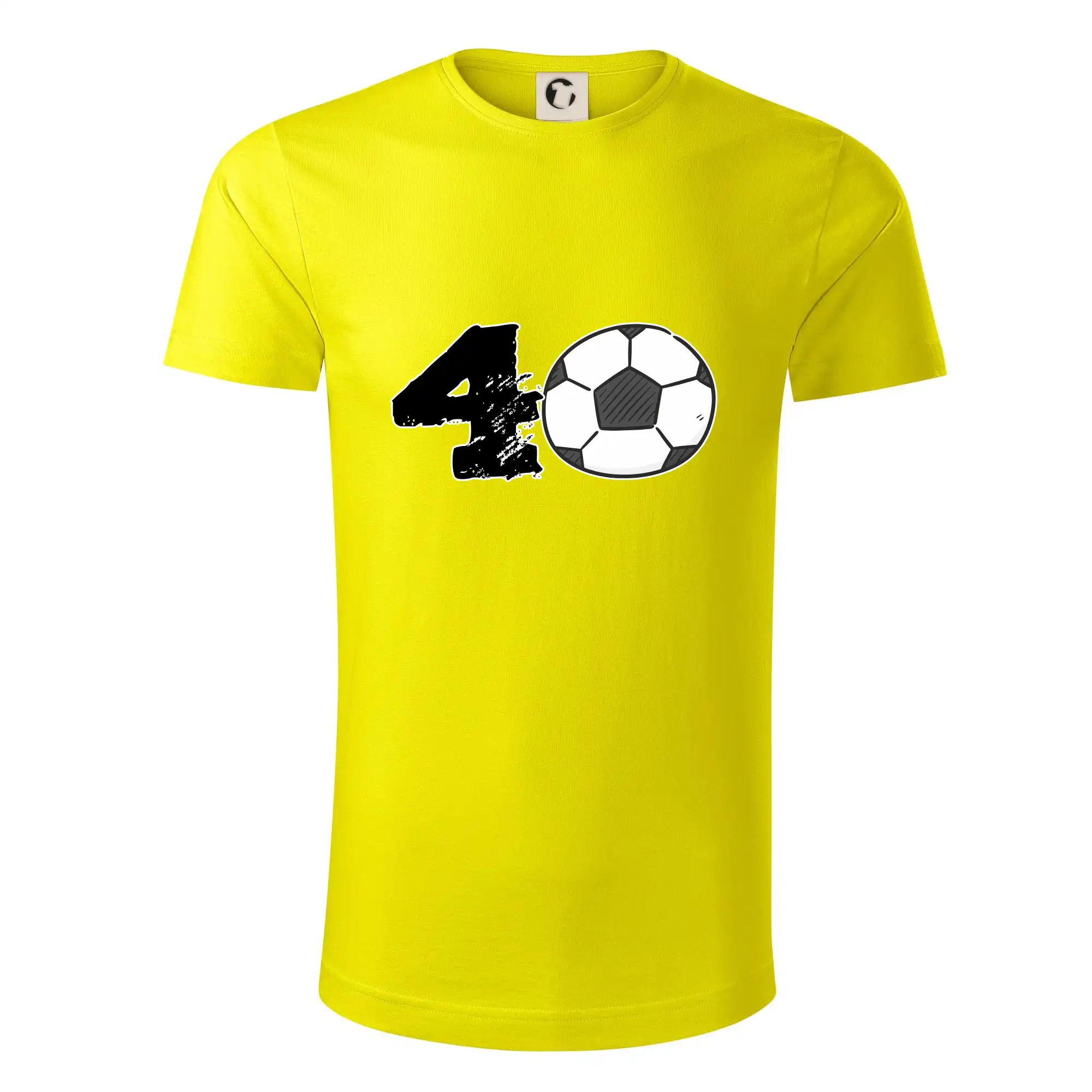 Tričká pre futbalistov - Futbal okrúhle narodeniny 40 - Tričko z organickej bavlny