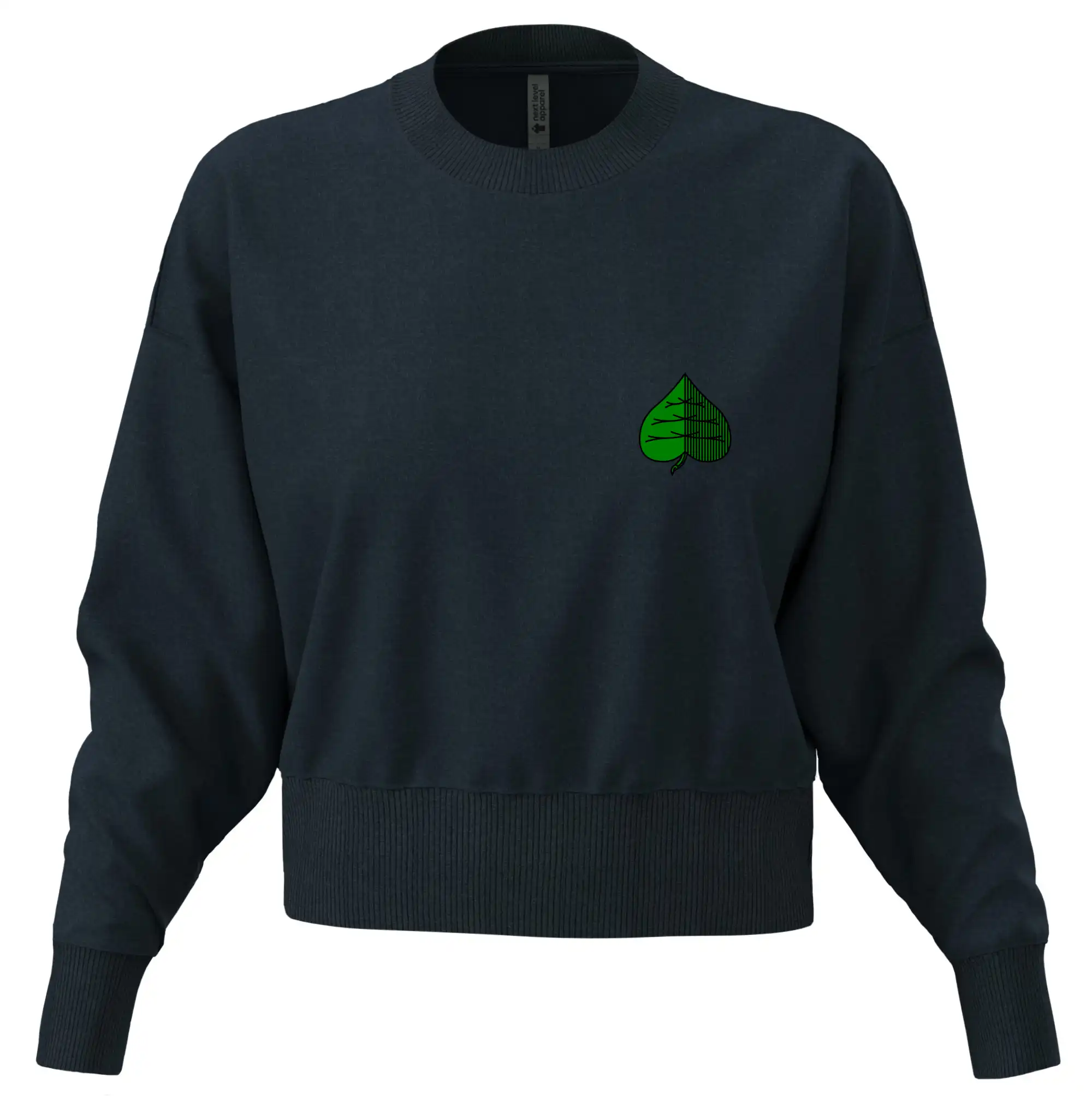 Tričká a mikiny so spoločenskými hrami  - Prší - Zelený - prso - Mikina oversize crop OVERSIZE