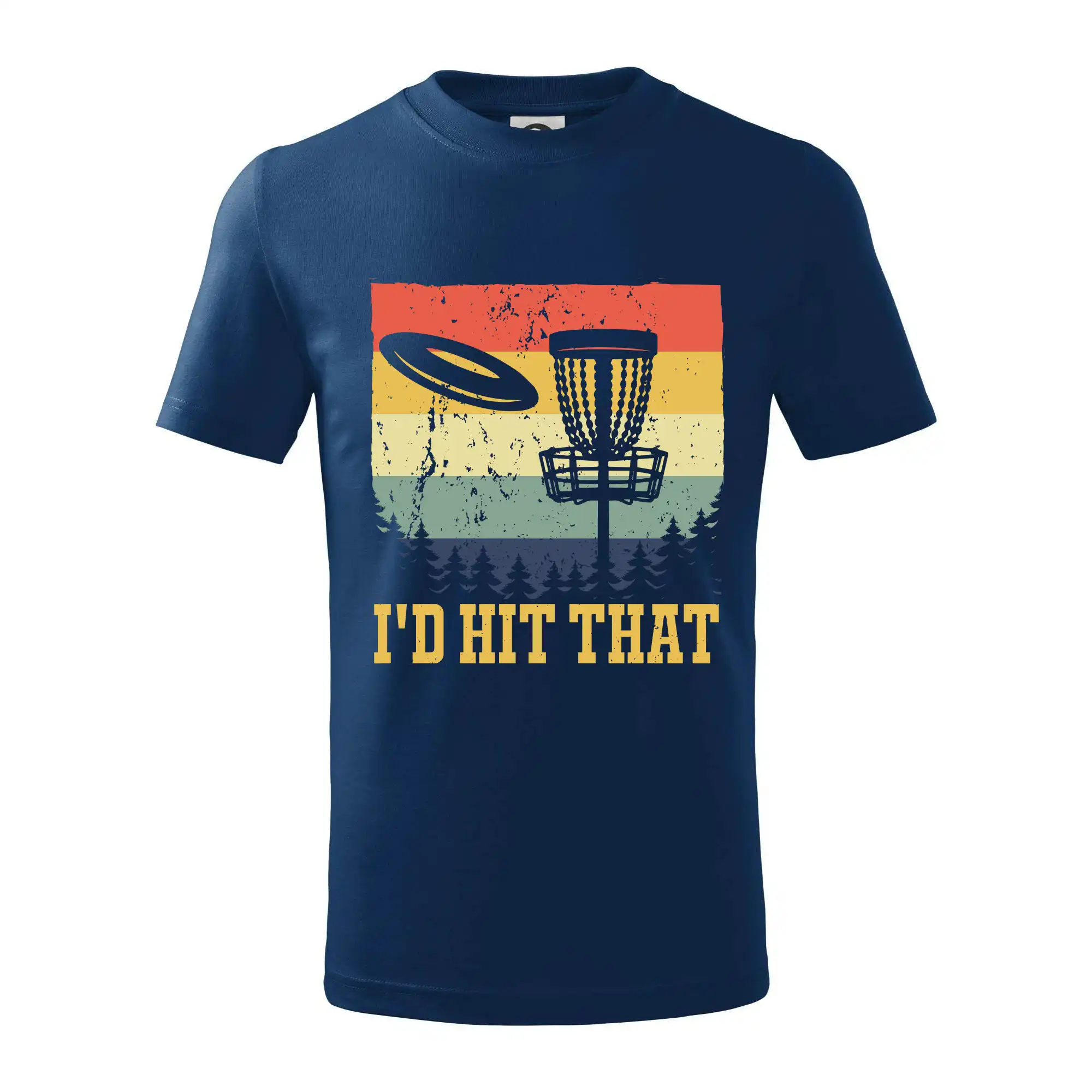 Disc golf player retro vintage - Tričko detské bavlnené