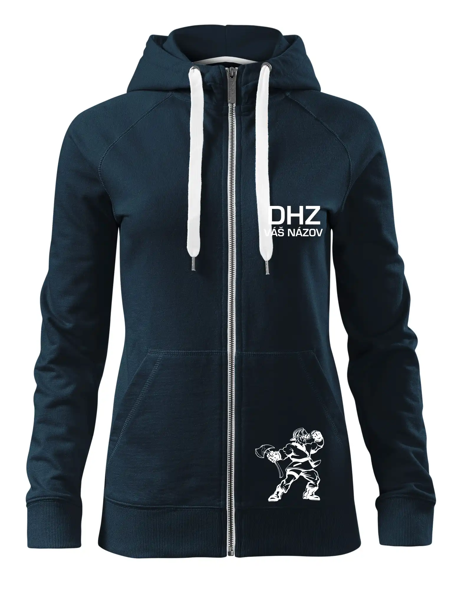 Originálne tričká pre hasičov - DHZ postava - vlastný názov - Voyage 451 - 100% bavlna